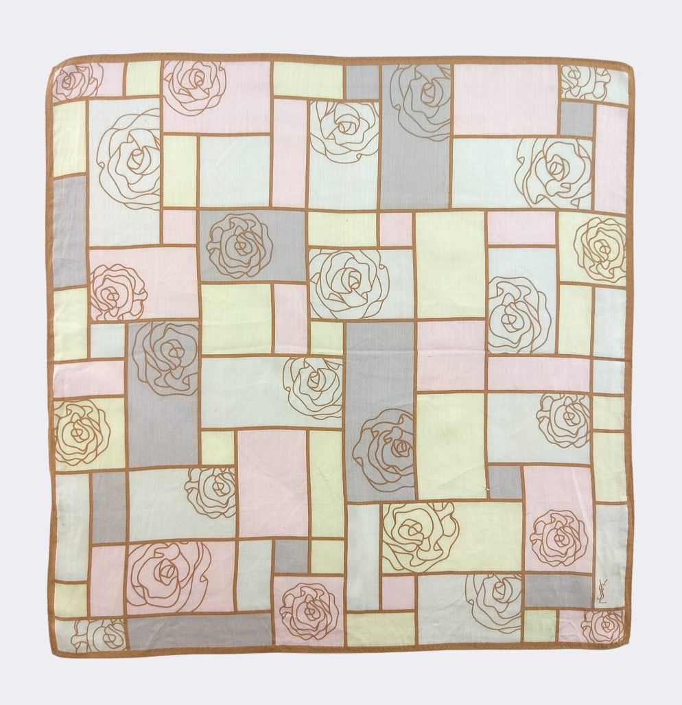 Yves Saint Laurent Vintage Yves Saint Laurent Handkerchief Neckerchief H200M Size ONE SIZE - 1 Thumbnail