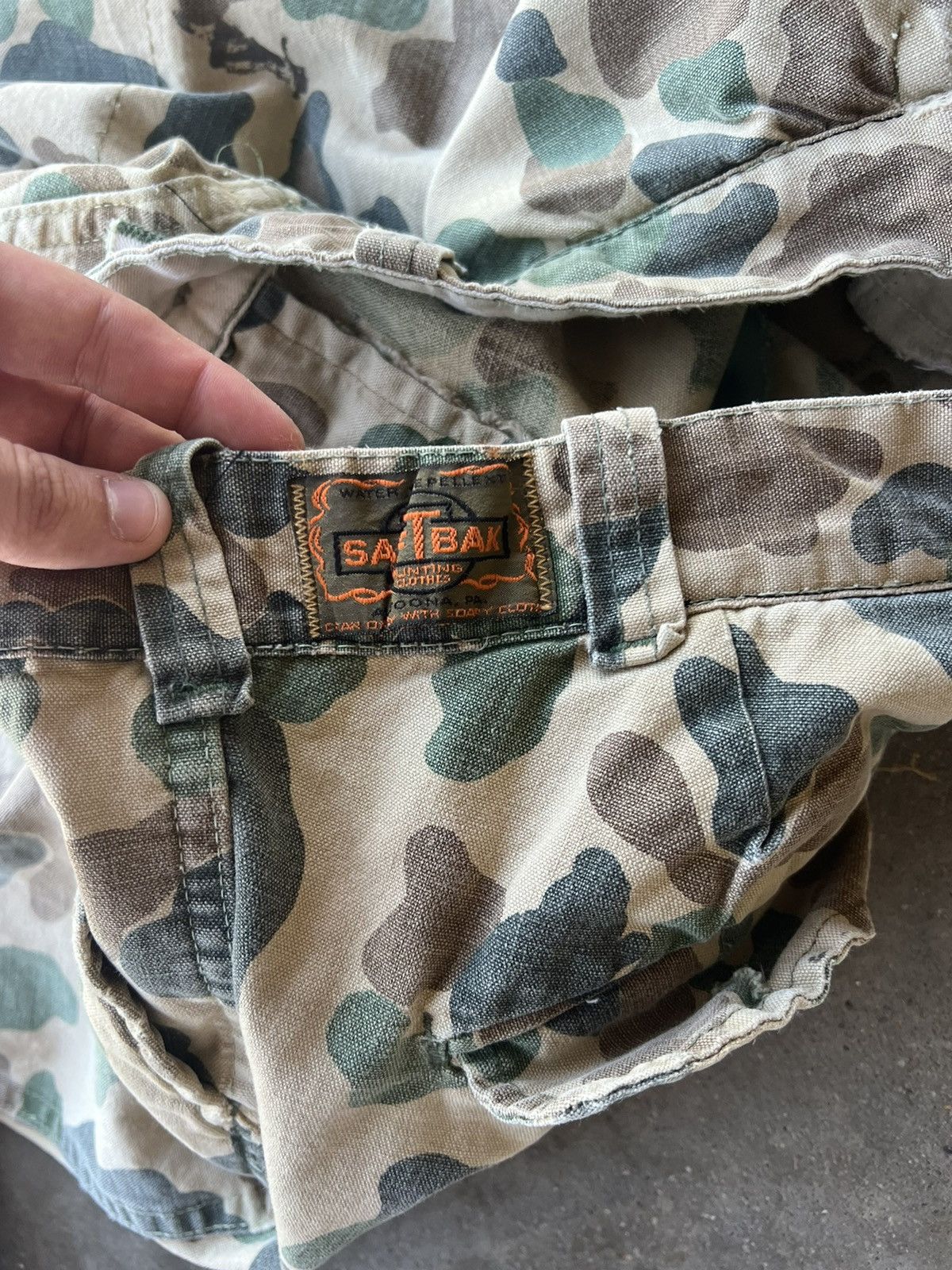 Vintage True Vintage 70’s Frog Print Camo Pants Size US 33 - 10 Thumbnail