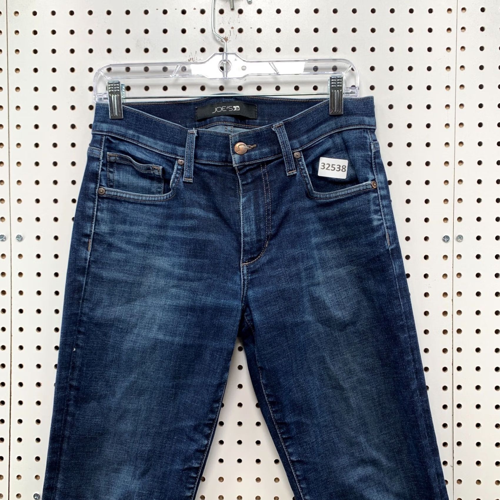 Vintage Joe's Jeans Womens The Classic Straight Leg Blue Denim Jeans Size 29X30 FLAW Size 29" - 4 Thumbnail