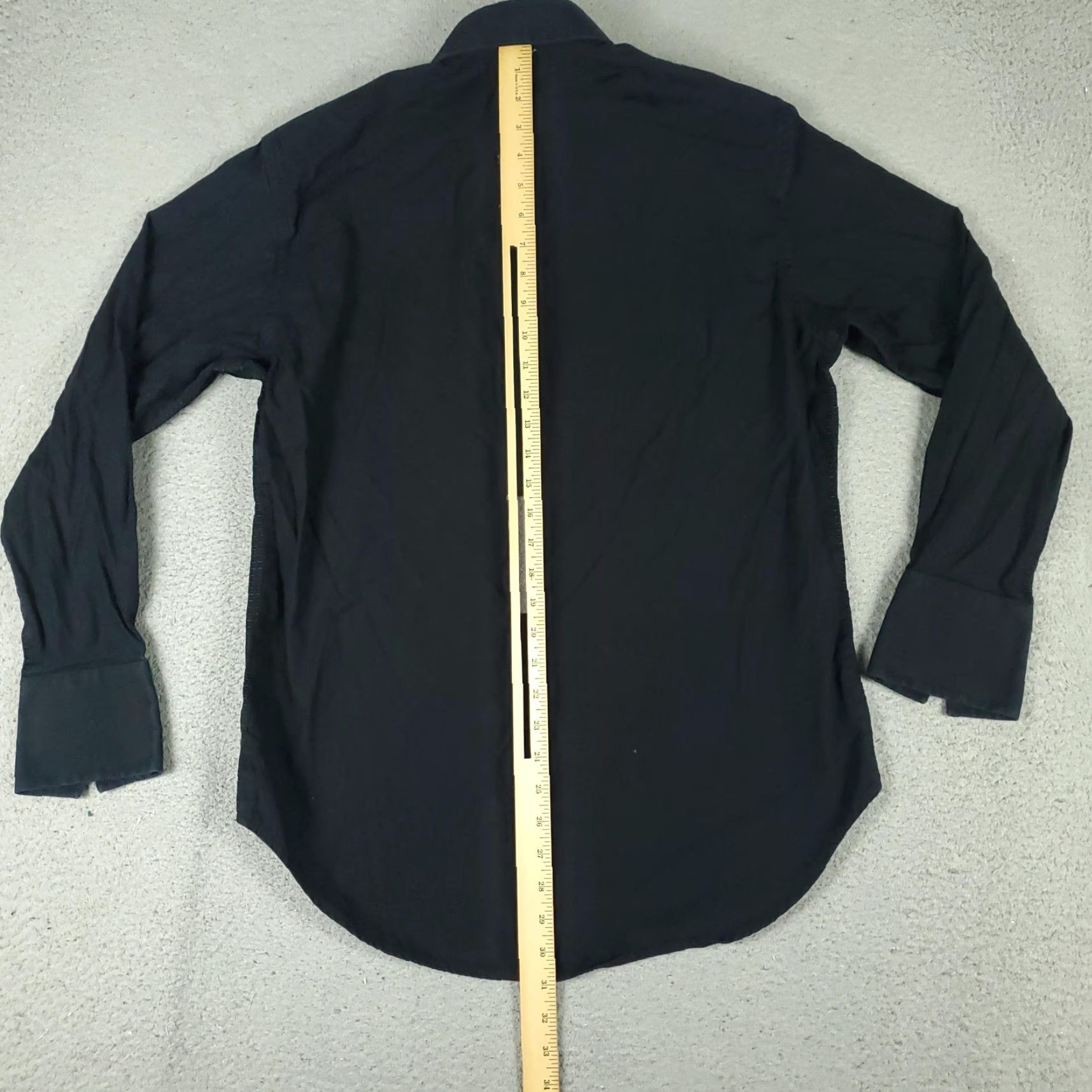Robert Graham VINTAGE Robert Graham Dress Shirt Men Medium Long Sleeve Black Formal Modern Size 40R - 5 Thumbnail