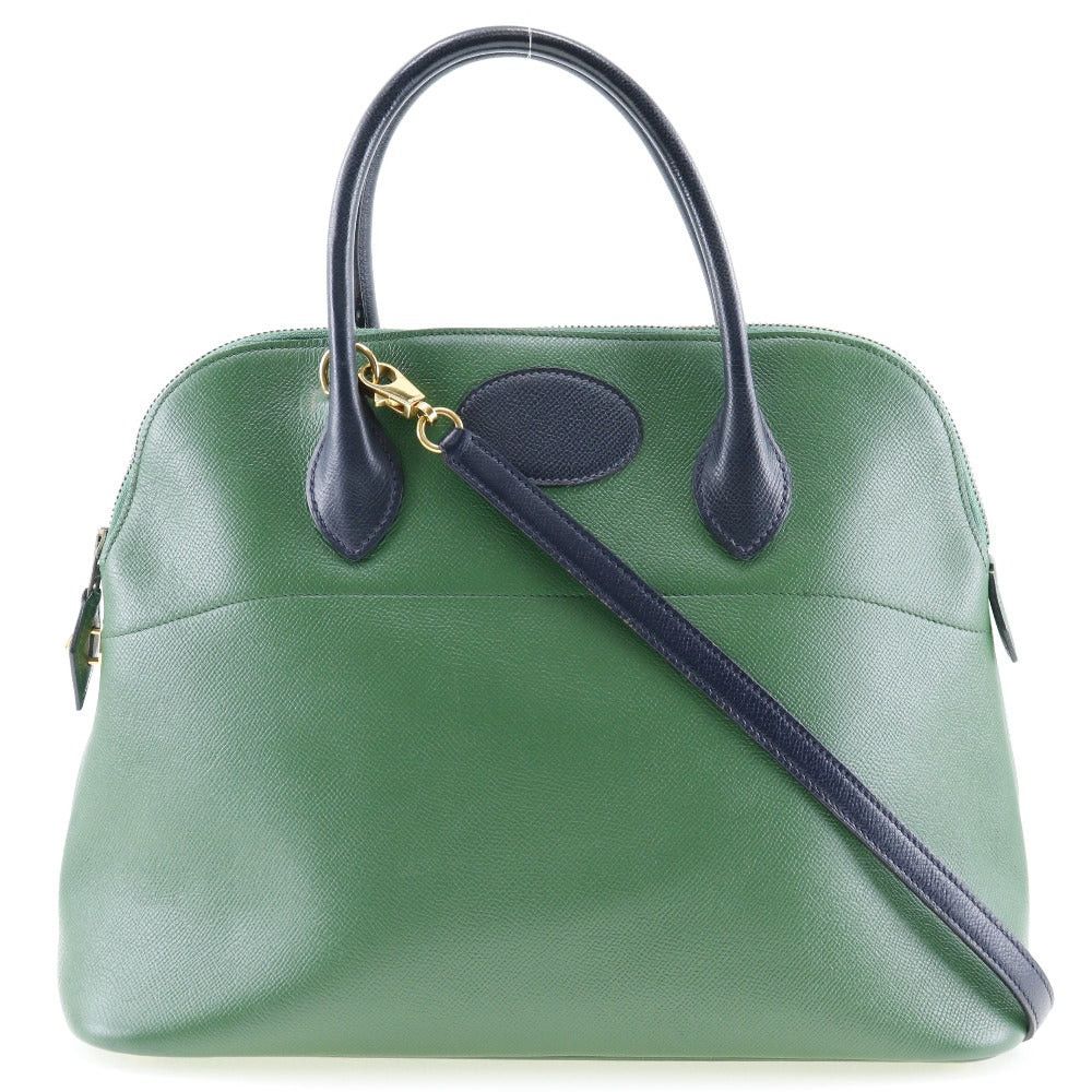 image of Hermes Bolide Handbag in Green, Women's