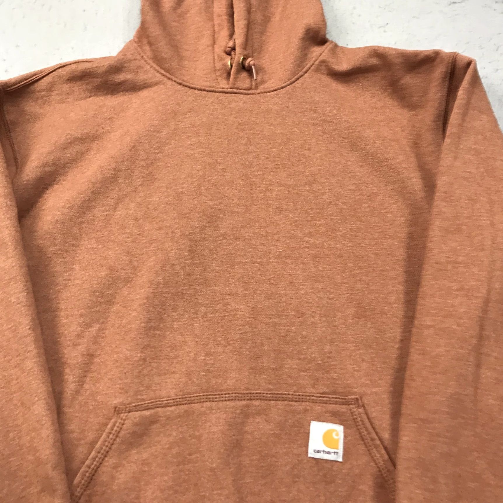 Carhartt Carhartt Hoodie Mens Large Orange Logo Size US L / EU 52-54 / 3 - 2 Thumbnail