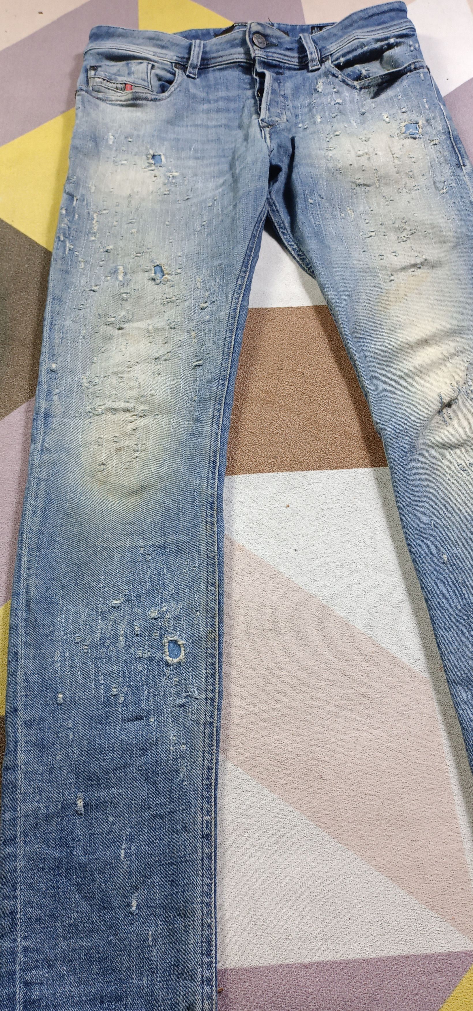 Diesel 🔥Diesel SLEENKER slim skinny 1978 Cowhide Leather Size US 30 / EU 46 - 5 Thumbnail