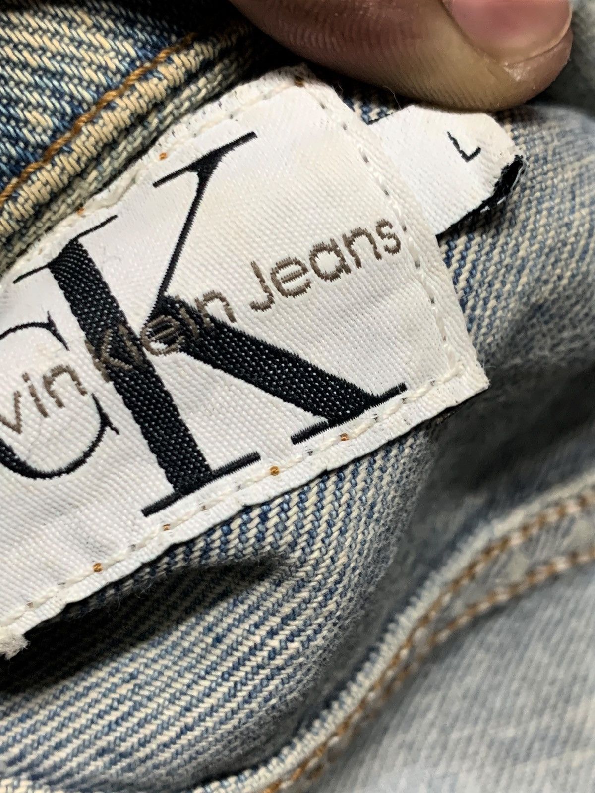 Calvin Klein Vintage Calvin Klein Denim Jacket Size US L / EU 52-54 / 3 - 14 Thumbnail