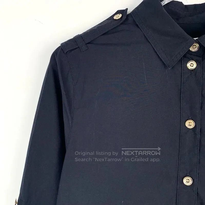 Burberry Burberry Black Cotton Women's Dress XS. Size XS / US 0-2 / IT 36-38 - 2 Thumbnail