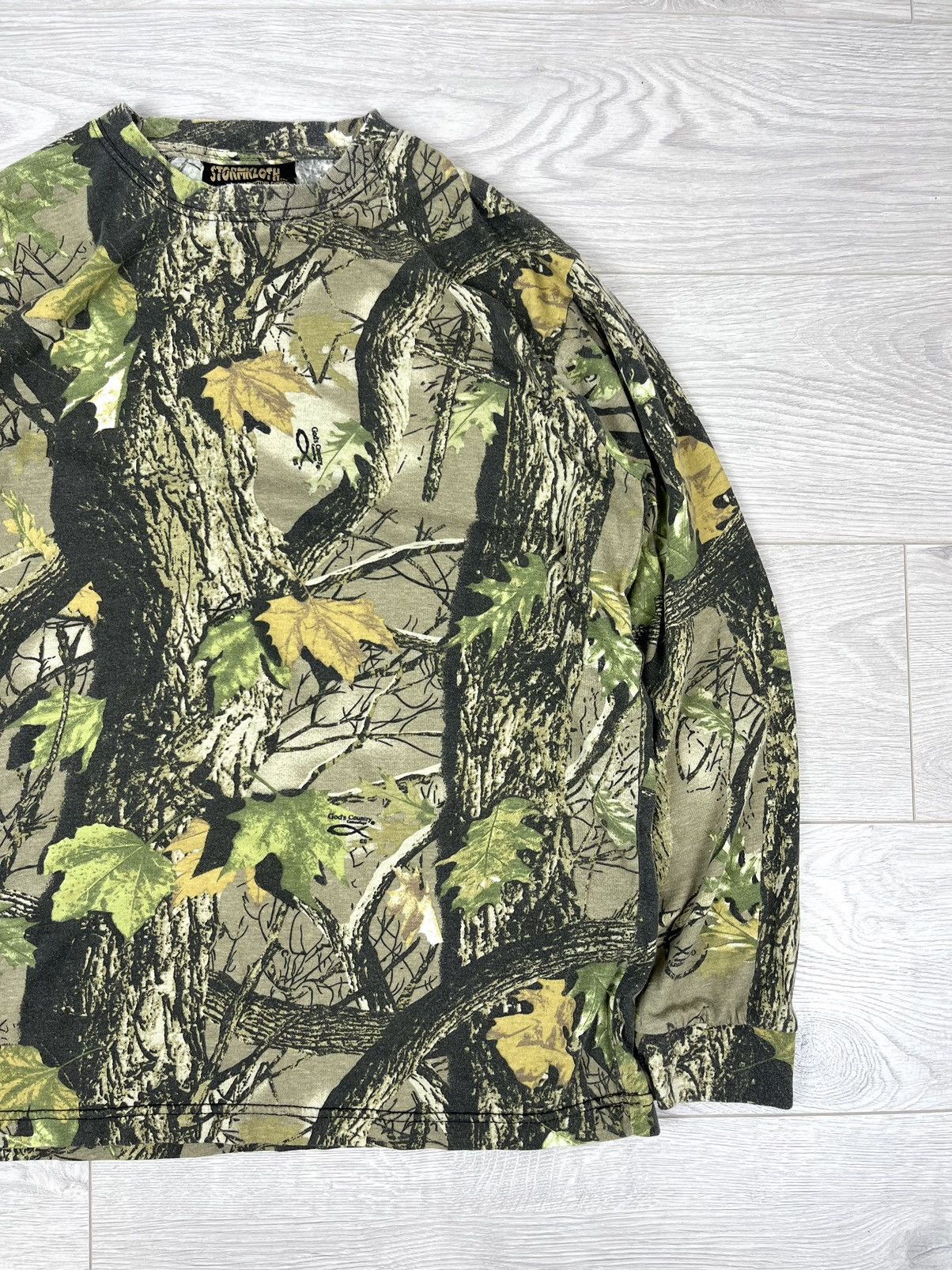 Vintage Real Tree Vintage Streetwear Longsleeve Shirt Size US XL / EU 56 / 4 - 2 Thumbnail