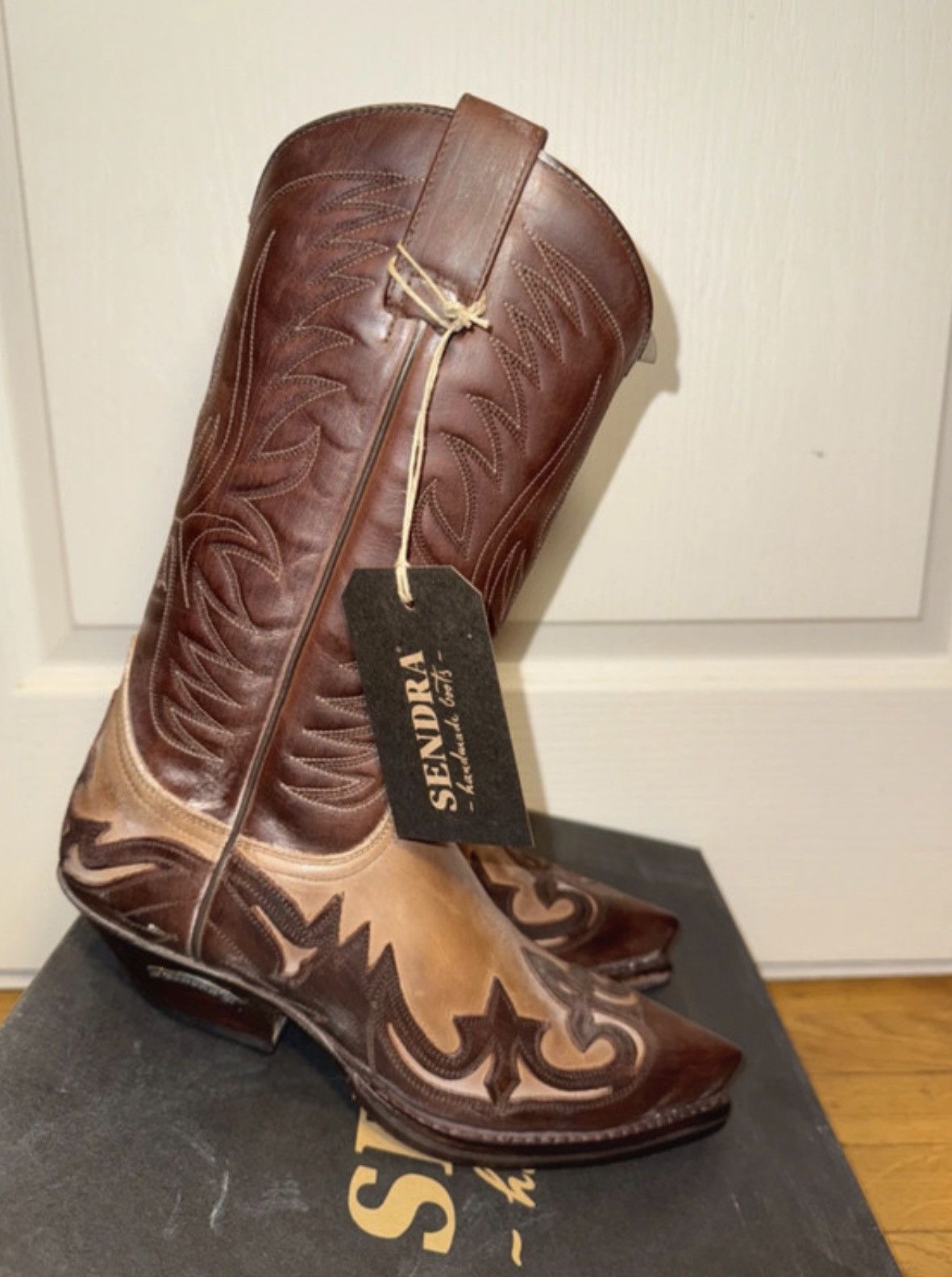Sendra Sendra women’s leather western boots comfy heel winter style Size US 4.5 / IT 34.5 - 1 Thumbnail