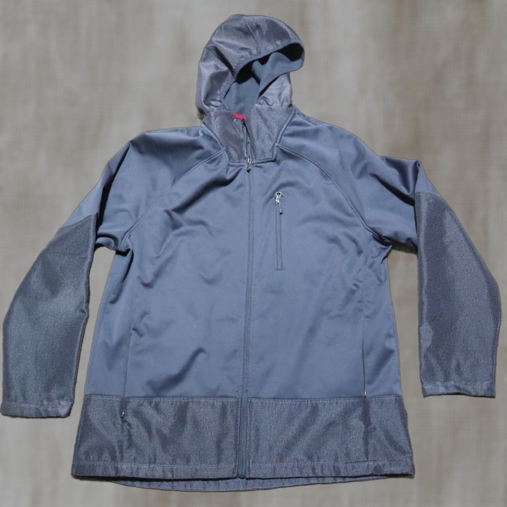 Vintage RBX Xtrain Gray Full Zip Hooded Perform Athletic Jacket Adult Men L Large Size US L / EU 52-54 / 3 - 1 Thumbnail