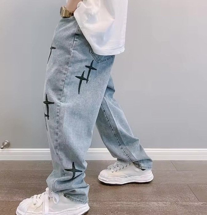 Japanese Brand Cross Denim Jeans Size US 33 - 1 Thumbnail