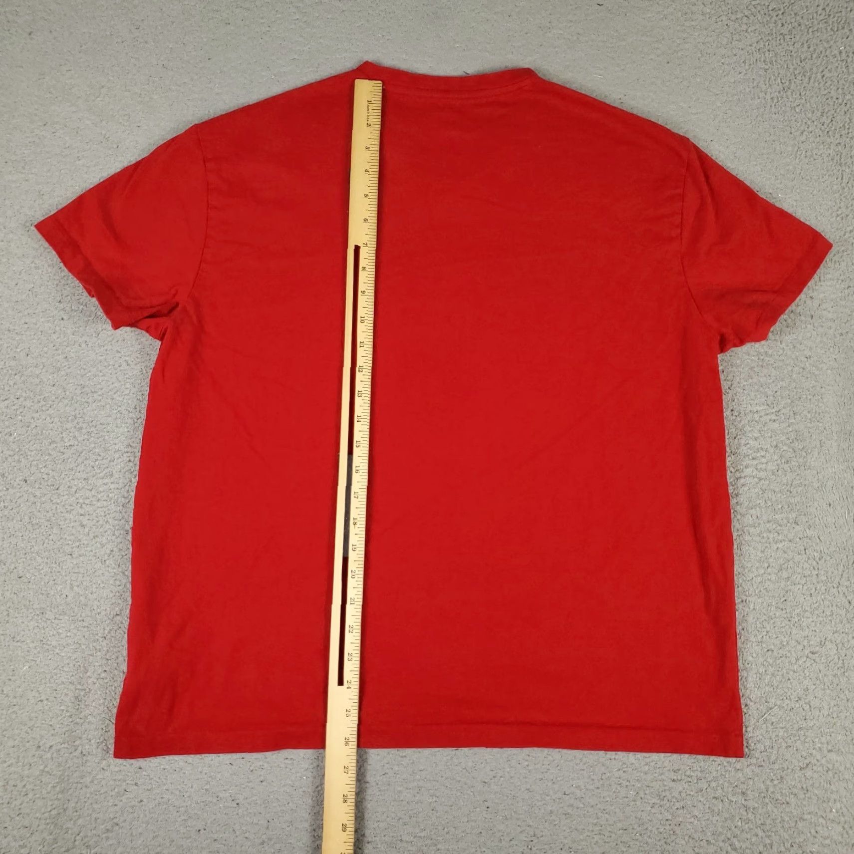 Ralph Lauren Ralph Lauren T Shirt Mens Large Red V-Neck Slim Fit Pony Logo Short Sleeve Adult L Shirt Mens Red Polo Tee Size US L / EU 52-54 / 3 - 4 Thumbnail