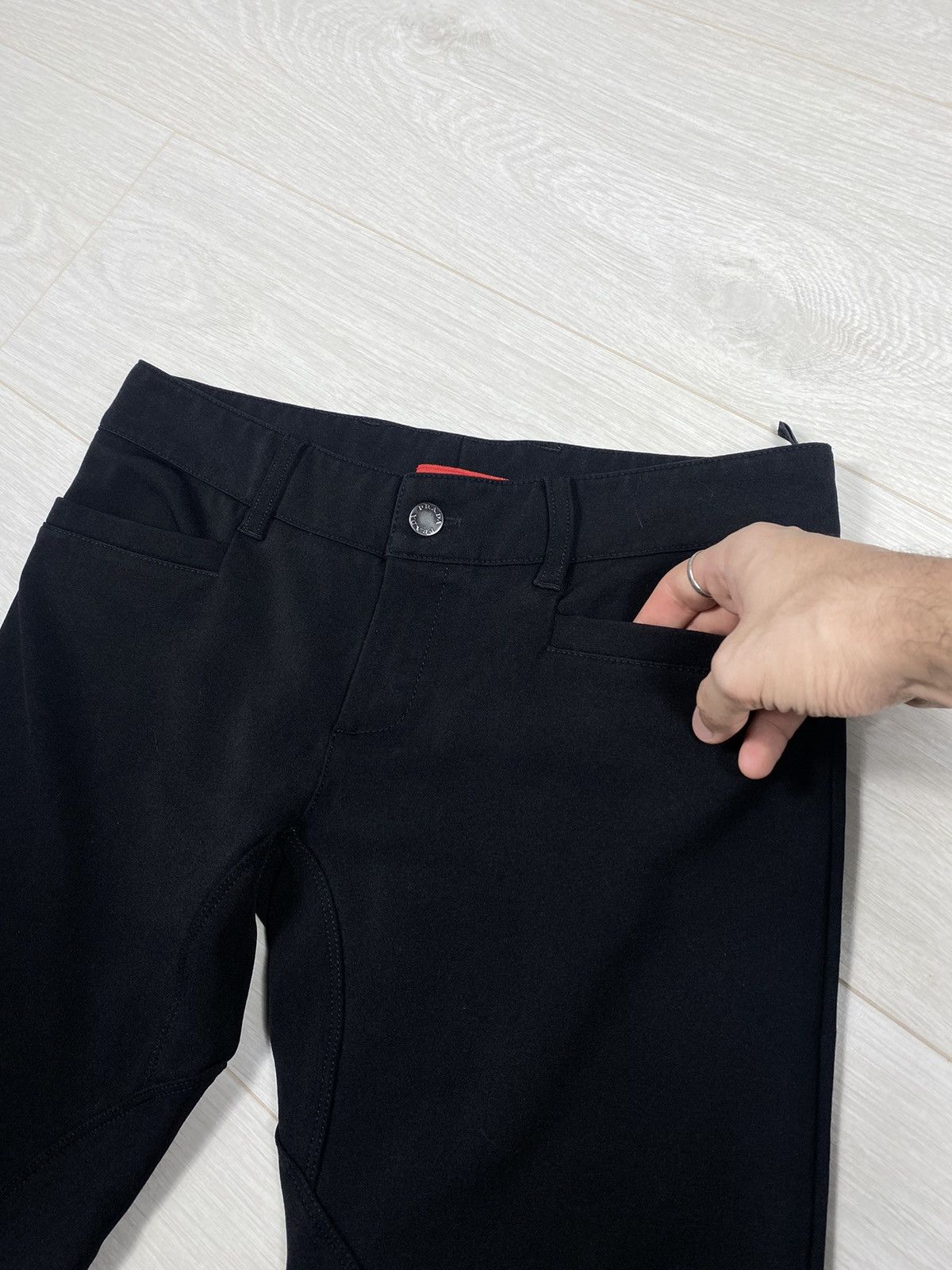 Prada × Vintage Prada Milano Pants Biker Size 27" / US 4 / IT 40 - 7 Thumbnail