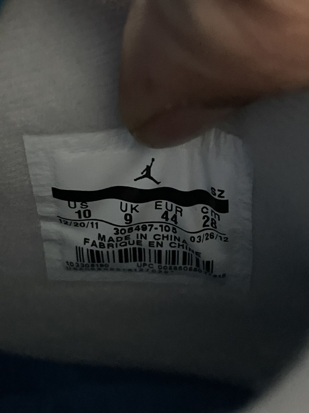 Jordan Brand Jordan 4 Military Blue 2012 release Size US 10 / EU 43 - 8 Thumbnail