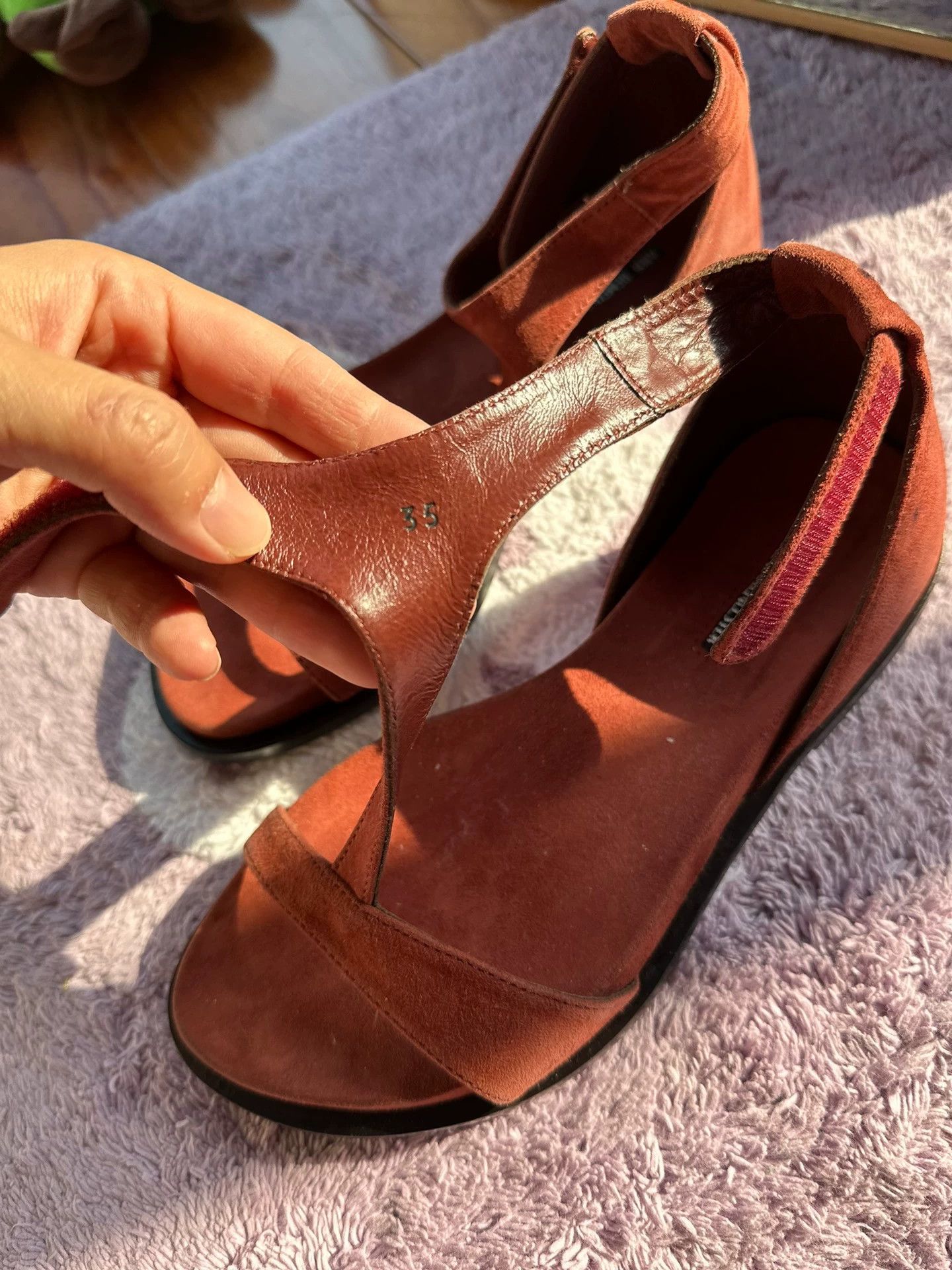 Ann Demeulemeester Ann Demeulemeester 35 Flat Sandals 98 New Leather Sole Size US 4.5 / IT 34.5 - 7 Thumbnail