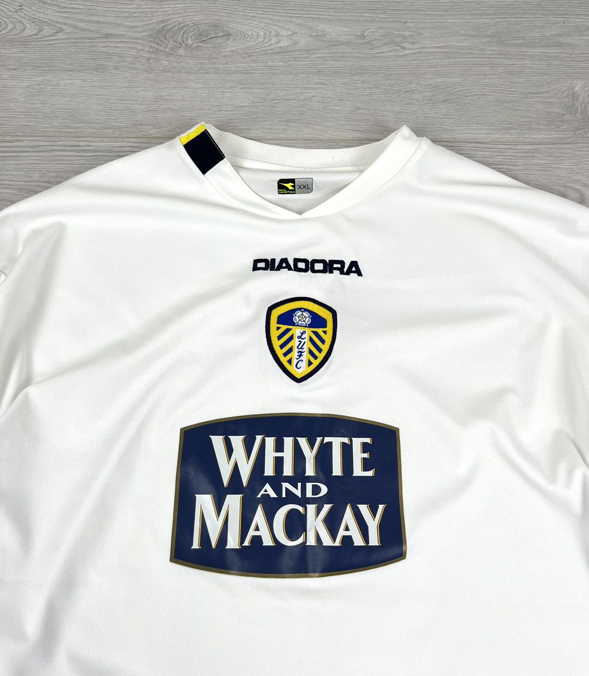 Vintage Leeds United Diadora Vintage 2004/05 Home Long Sleeve Jersey Size US XXL / EU 58 / 5 - 5 Thumbnail