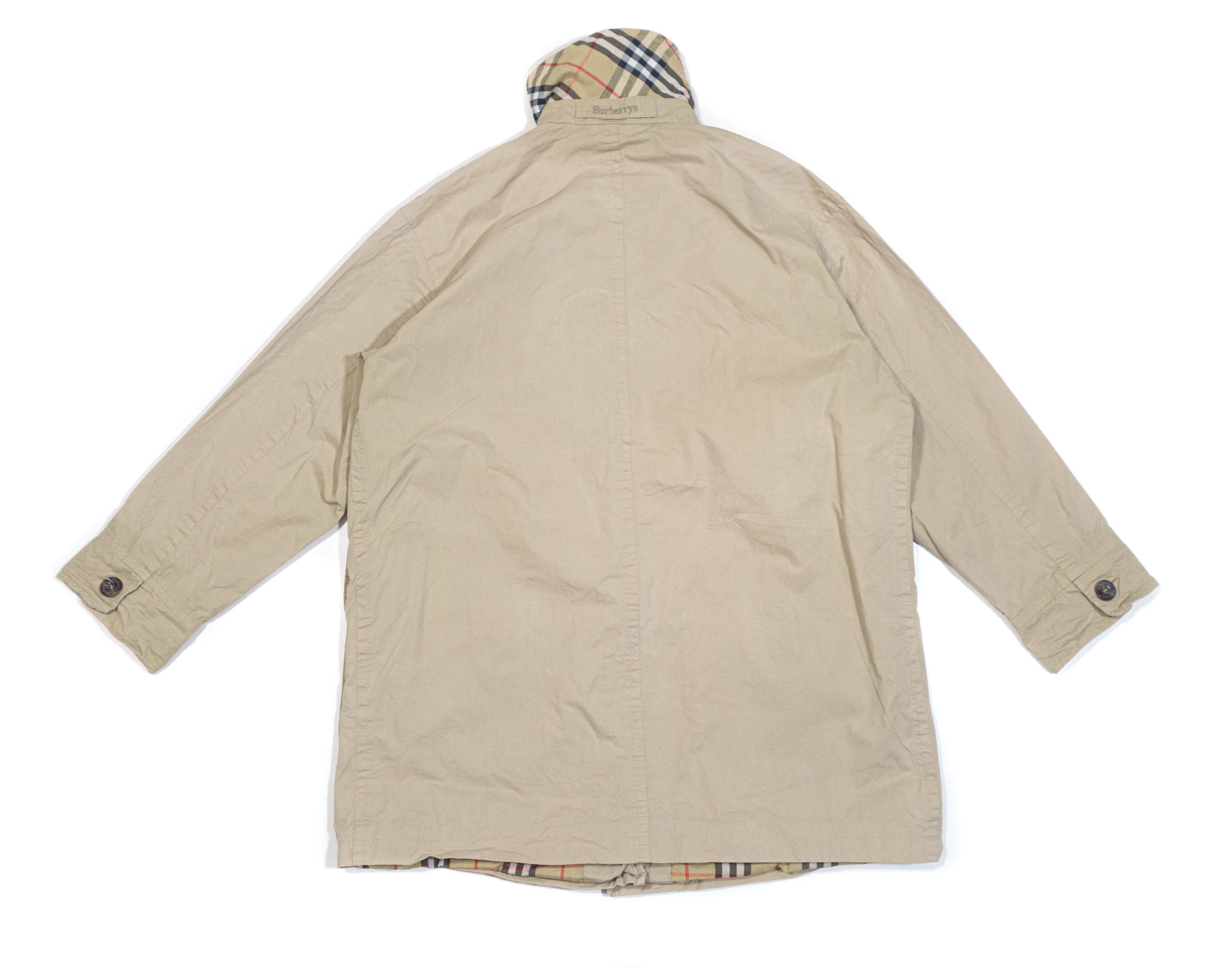 Burberry 90S Nova Check Inside Coat Vintage Size S / US 4 / IT 40 - 4 Thumbnail