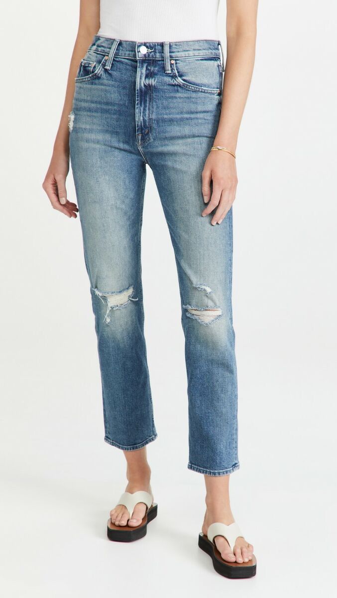 MOTHER Mother Denim High Waisted Rider Ankle 28 Size 28" / US 6 / IT 42 - 25 Thumbnail