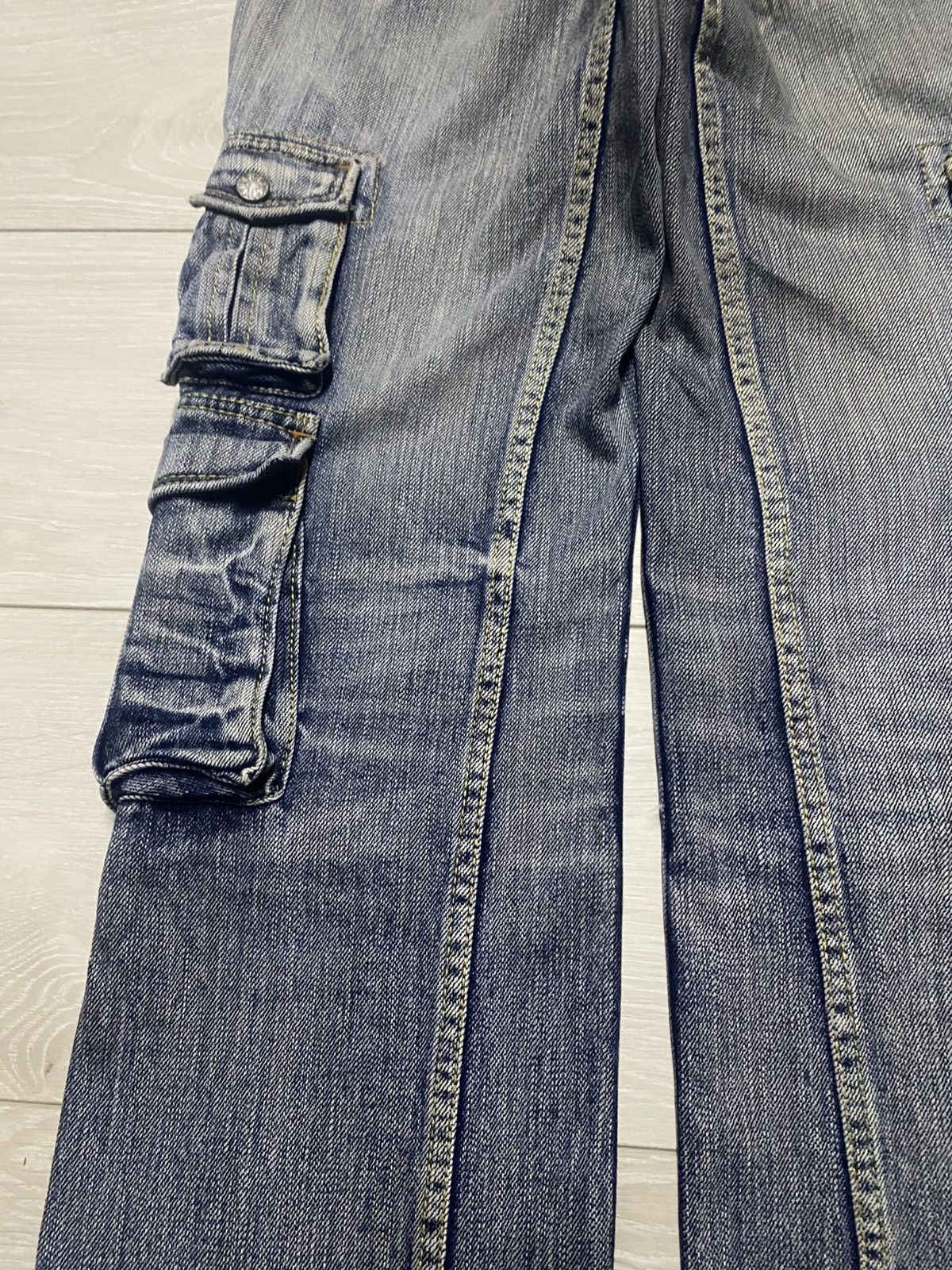 Nicole Club Japanese Nicole Club Tactical Multipocket Flare Jeans Size US 28 / EU 44 - 7 Thumbnail