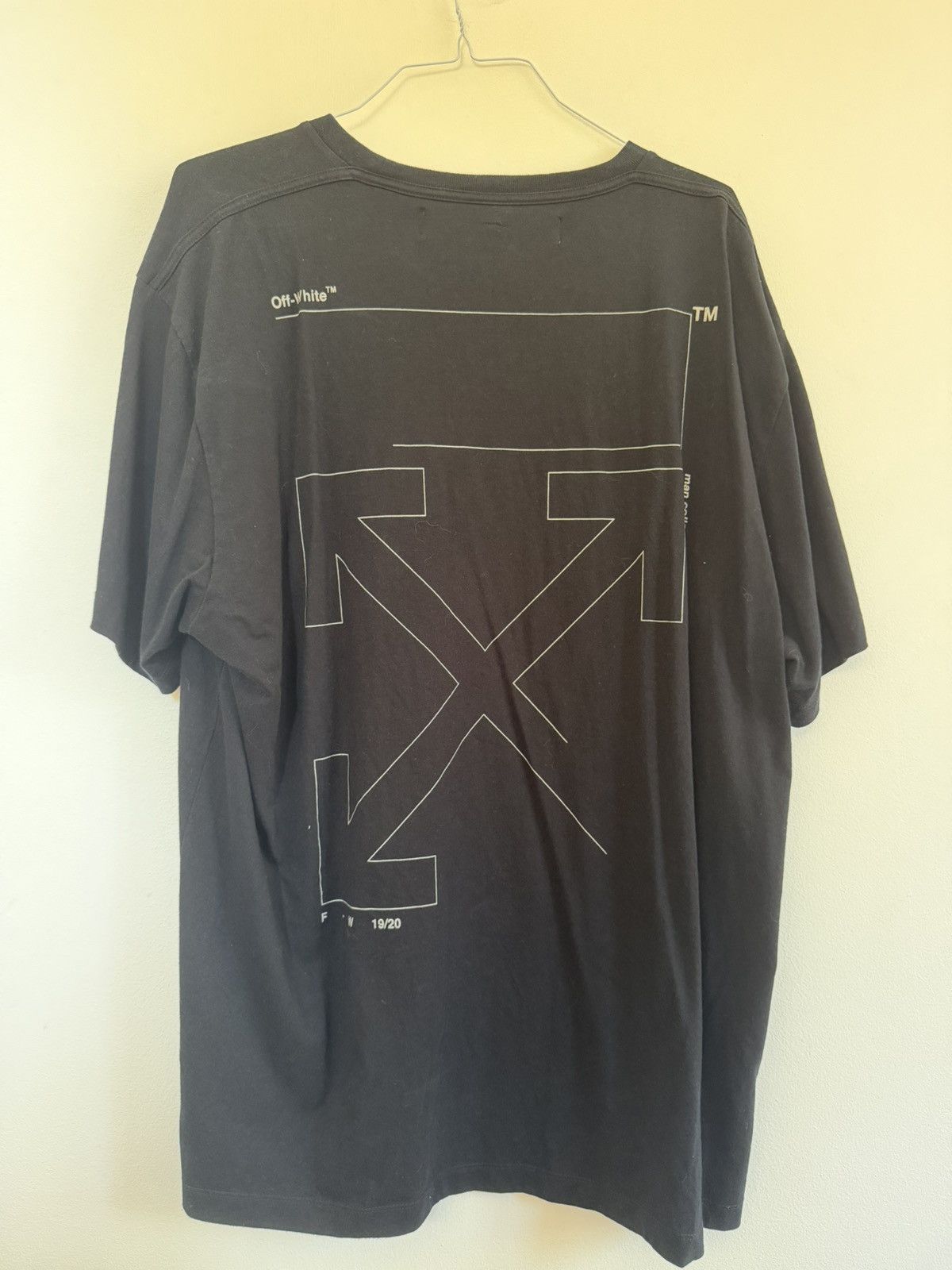 Off-White Off White Unfinished Logo TEE Size US XL / EU 56 / 4 - 14 Thumbnail