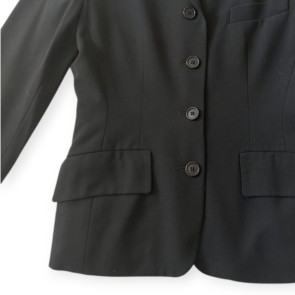 DKNY Vintage DKNY Black Wool Blazer Jacket , size 6, 90s Size M / US 6-8 / IT 42-44 - 9 Thumbnail