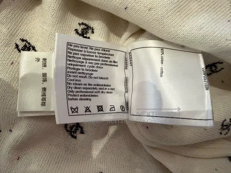 Chanel Chanel White sequins full of logo full of stars long sleev Size XS / US 0-2 / IT 36-38 - 5 Thumbnail