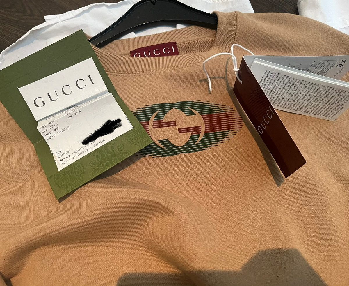 Gucci Gucci Sweatshirt Light Brown Size US S / EU 44-46 / 1 - 6 Thumbnail