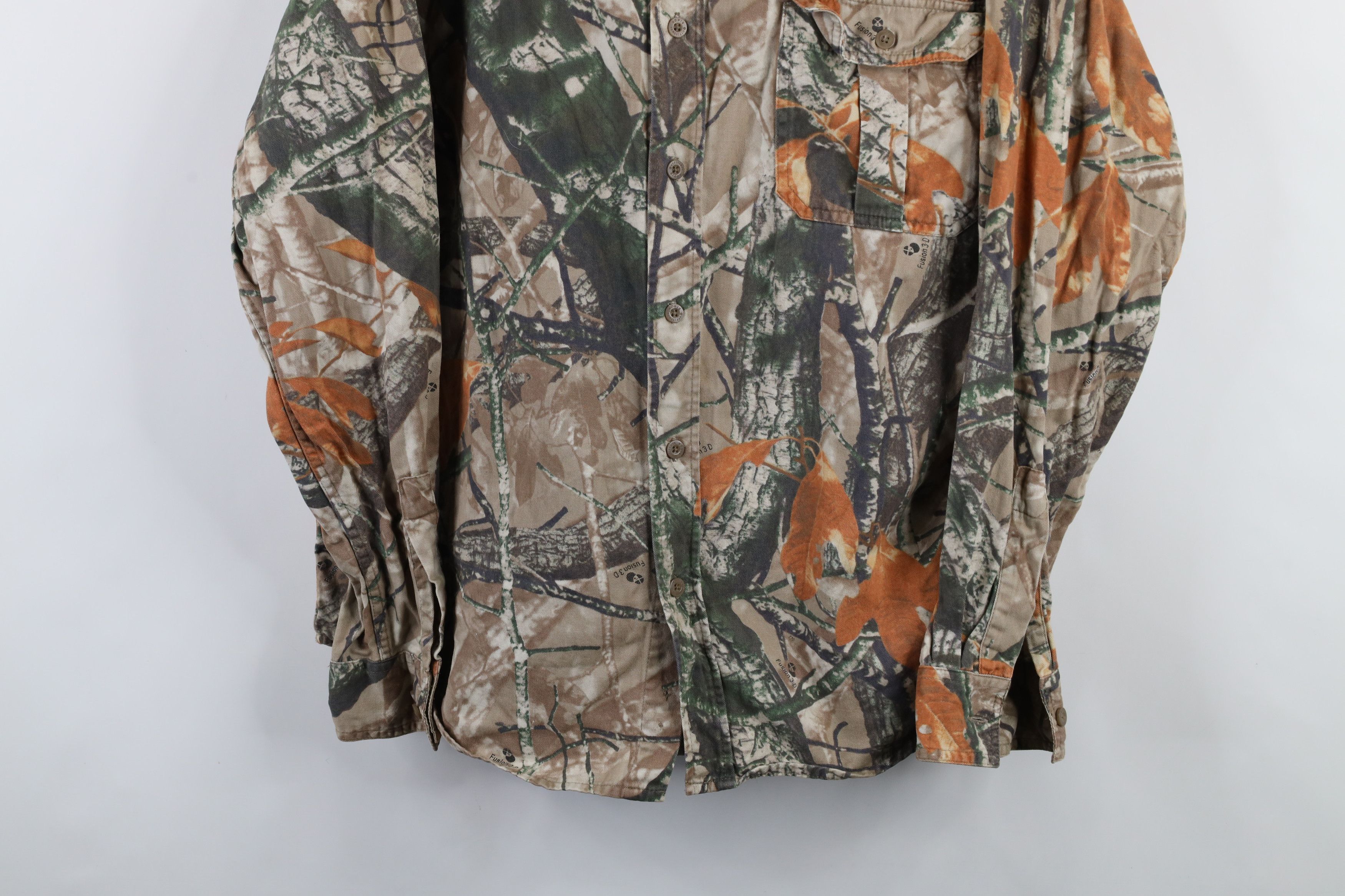 Vintage Vintage 90s Streetwear Camouflage Collared Button Down Shirt Size US L / EU 52-54 / 3 - 3 Thumbnail
