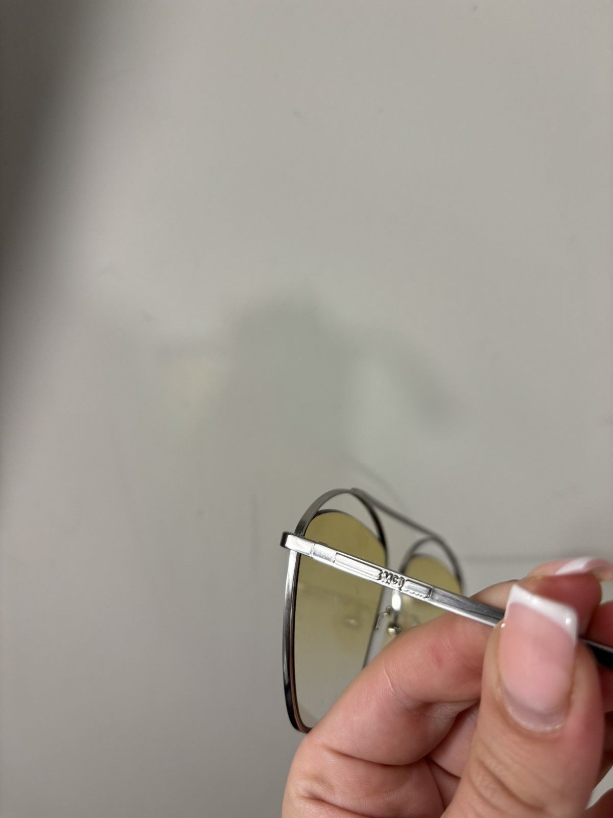 Alexander McQueen Alexander McQueen Yellow Lens Luxury Aviator Sunglasses Size ONE SIZE - 16 Thumbnail