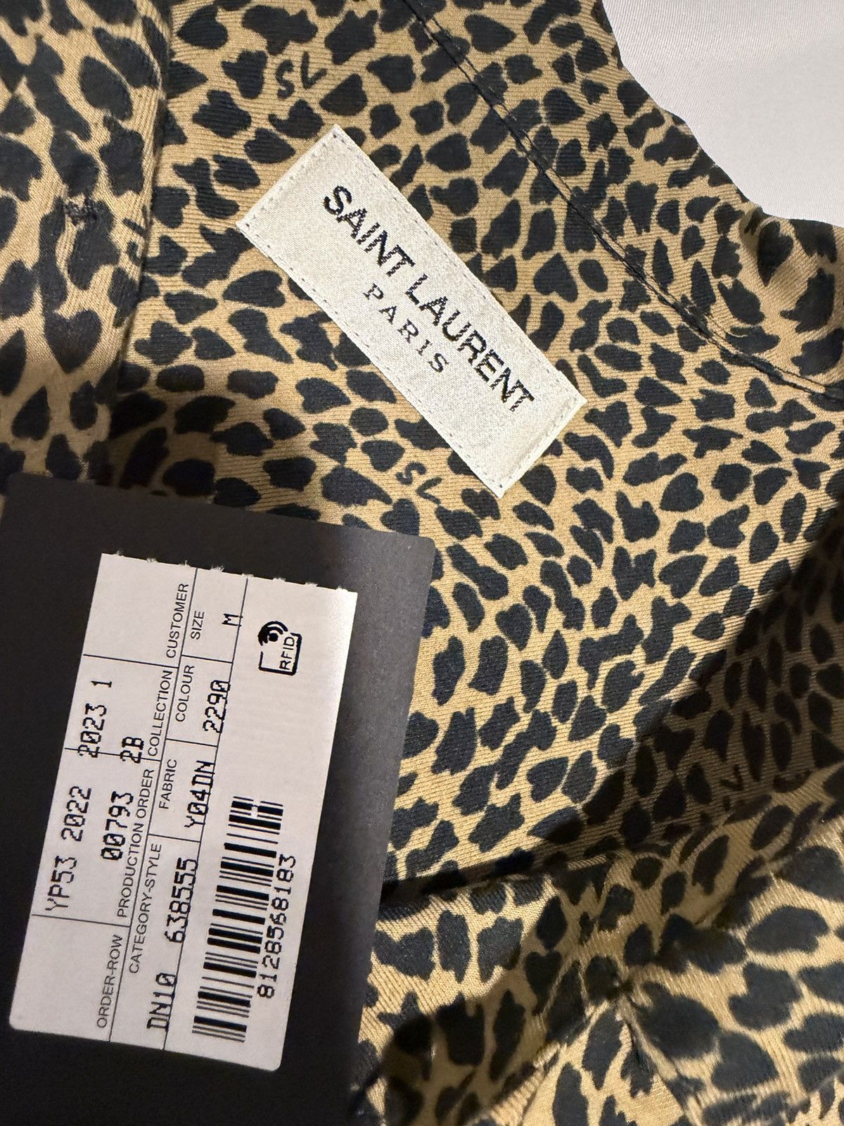 Saint Laurent Paris Saint Laurent men leopard print shirt. M. $890 Size US M / EU 48-50 / 2 - 3 Thumbnail