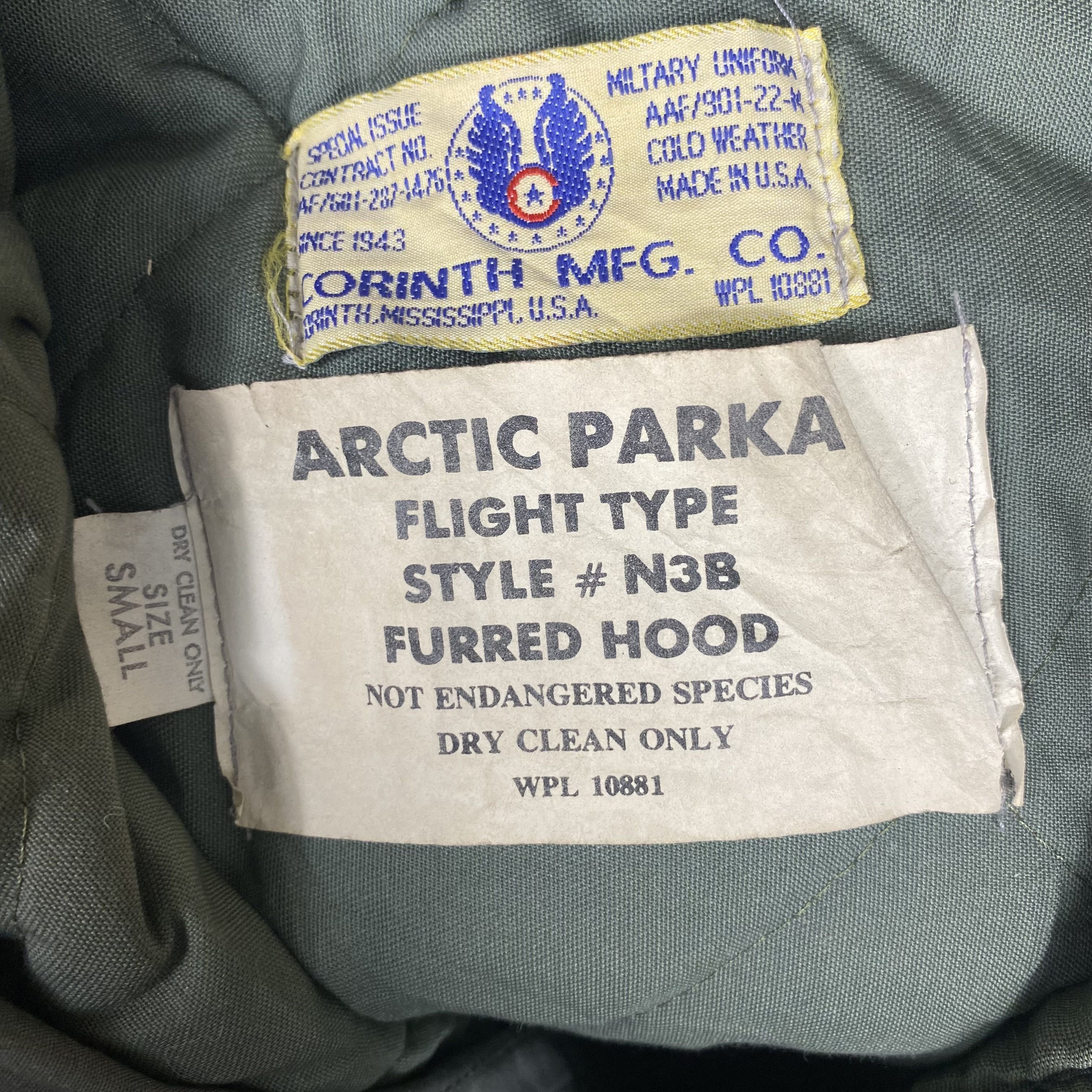 Vintage 💥 CORINTH MFG TYPE N3B MILITARY PARKA JACKET Size US M / EU 48-50 / 2 - 12 Thumbnail