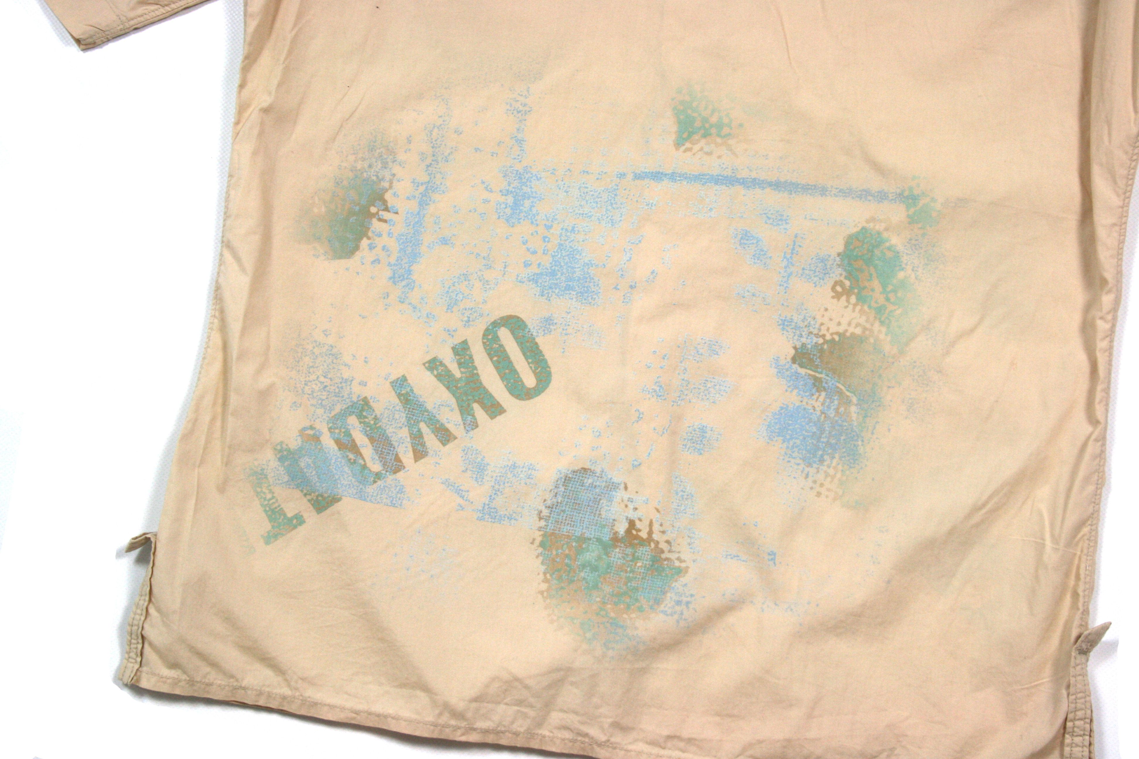 Marithe + Francois Girbaud 00S Oxydat Logo Fisherman Shortsleeve Shirt Vintage Size US M / EU 48-50 / 2 - 6 Thumbnail