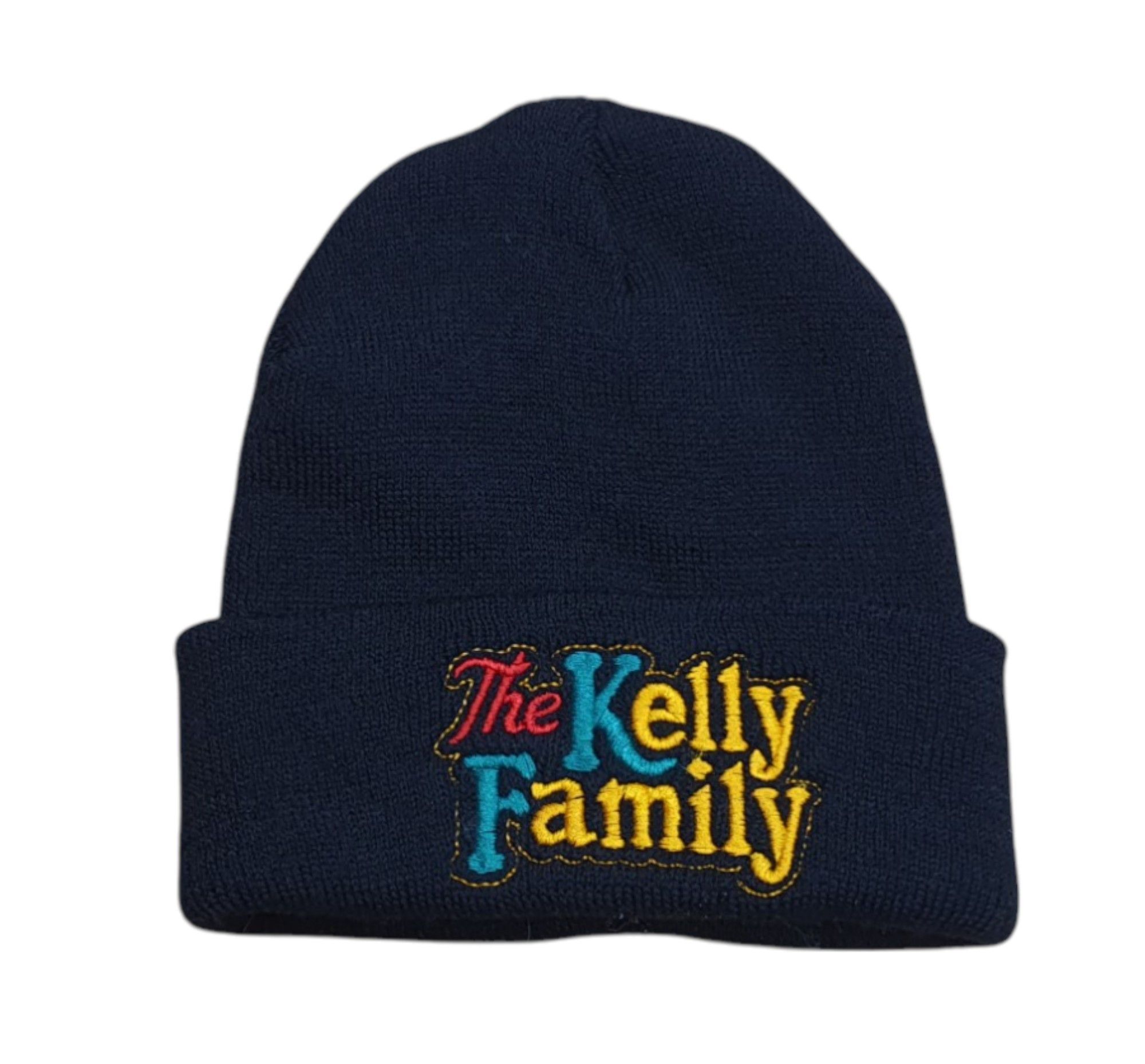 Band Tees × Vintage The Kelly Family Retro Vintage 90's Rare Winter Beanie Hat Size ONE SIZE - 1 Thumbnail