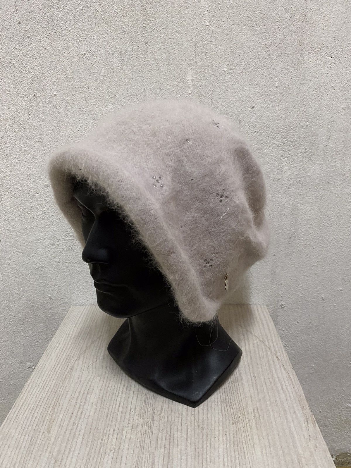 Furla × Japanese Brand Japanese Brand Furla Fur Fleece Beanie Hat Size ONE SIZE - 3 Thumbnail