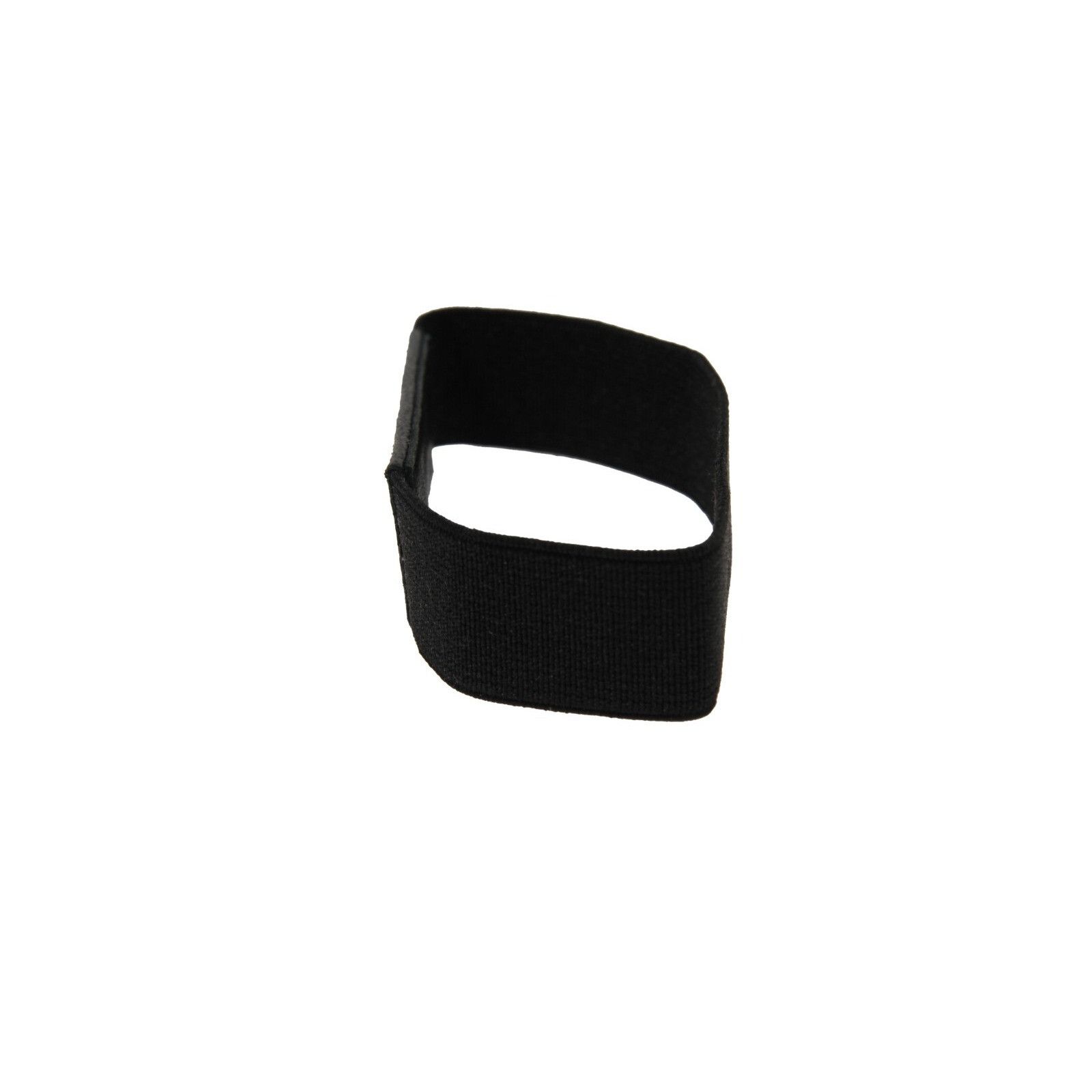 Alaia Logo Wristband Bracelet Black Tan Leather Elasticti Size ONE SIZE - 2 Thumbnail
