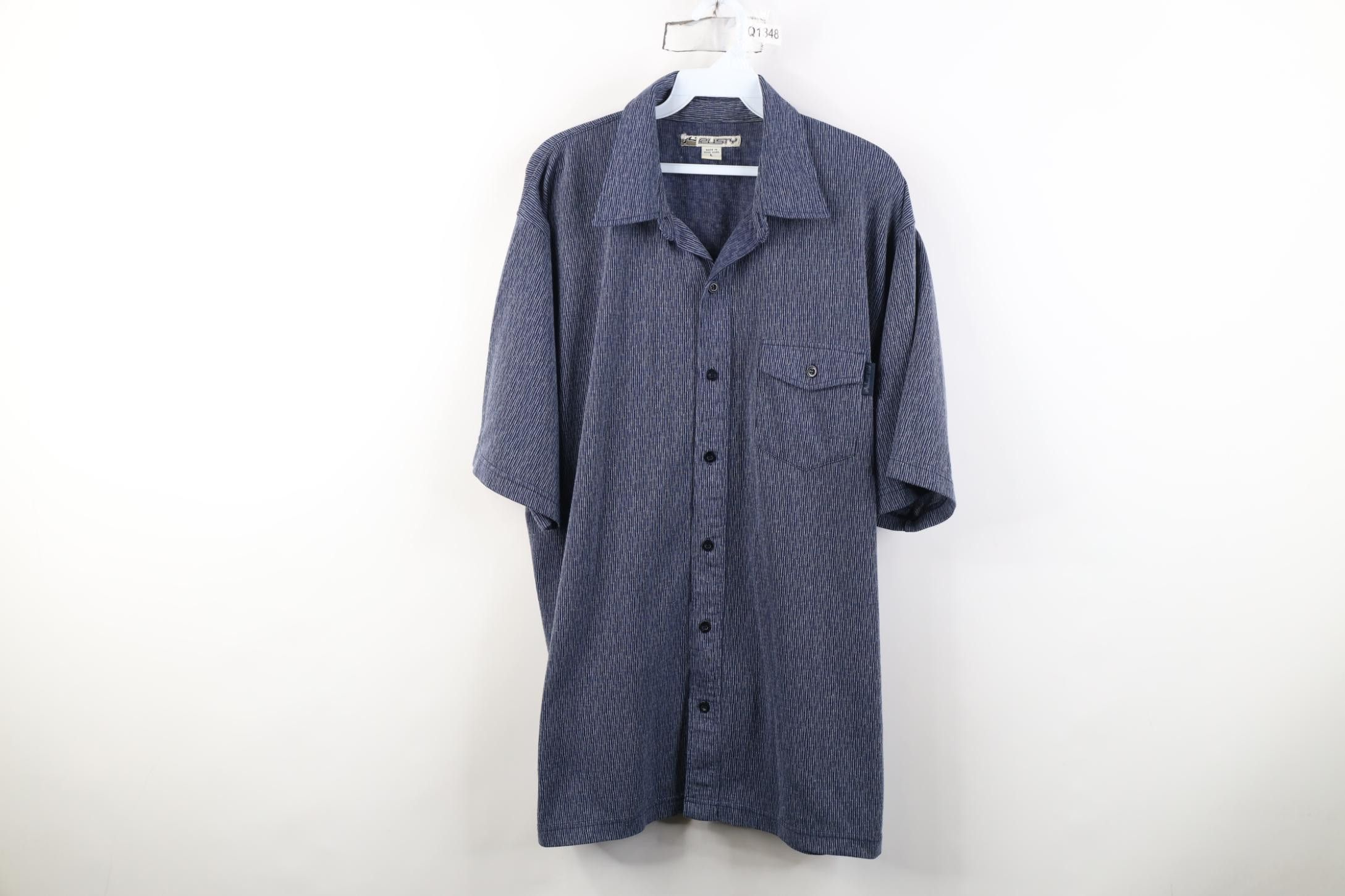 Rusty Vintage 90s Rusty Surfing Short Sleeve Collared Button Shirt Size US L / EU 52-54 / 3 - 1 Thumbnail