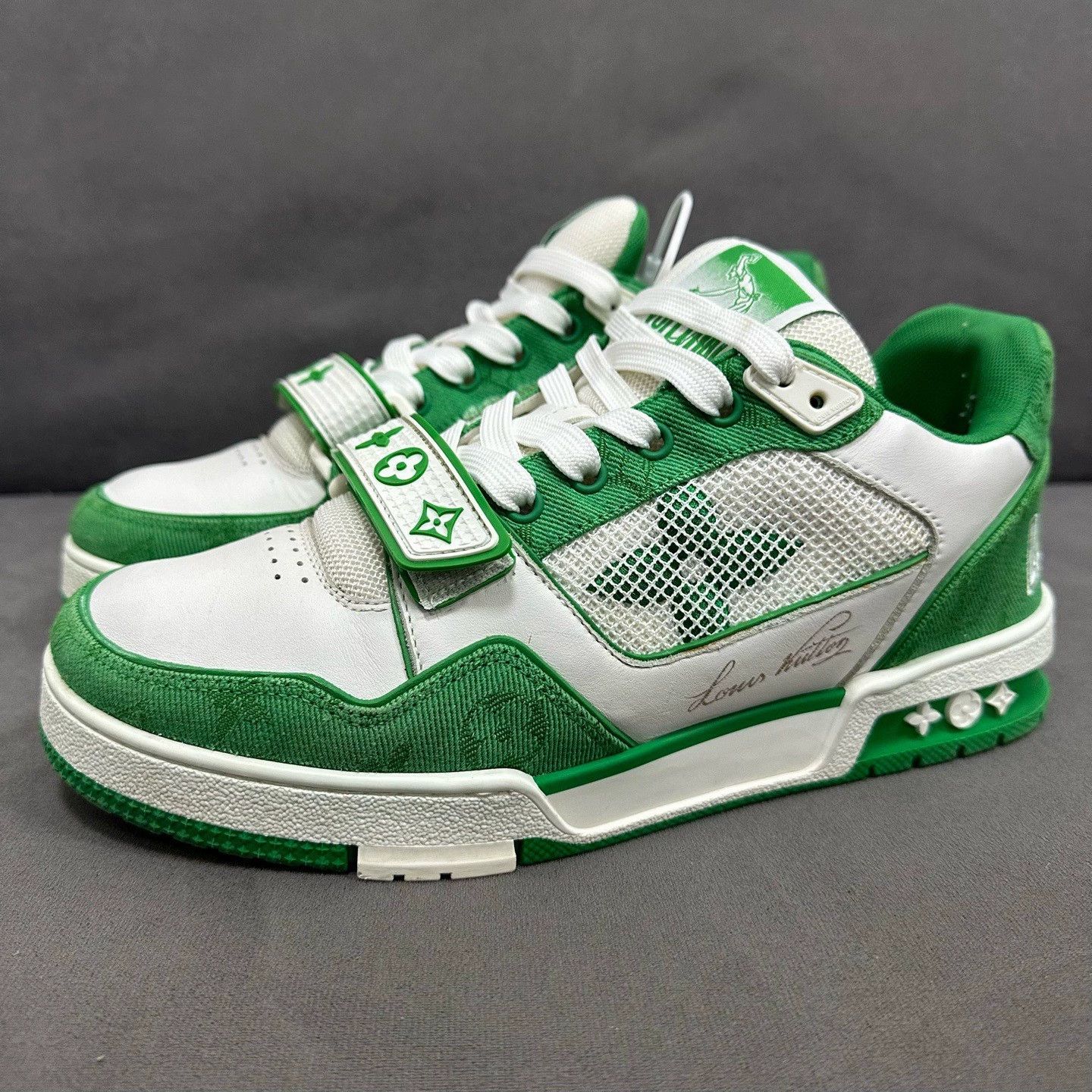 Louis Vuitton Size 40.5 / LV Trainer with straps,Casual shoes Size US 7.5 / EU 40-41 - 4 Thumbnail