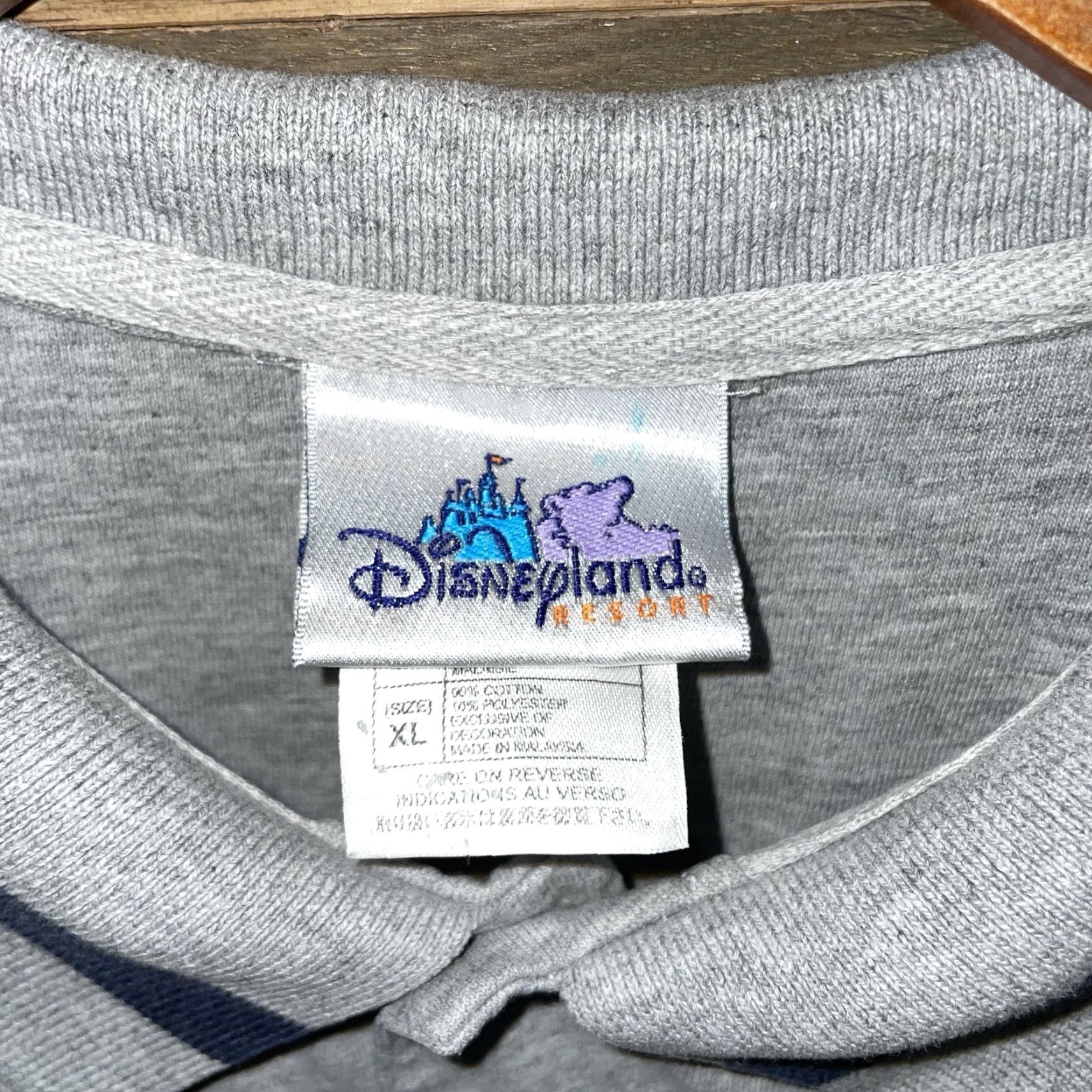 Vintage VINTAGE Disneyland Resort Gray Polo Shirt Mens XL Size US XL / EU 56 / 4 - 4 Thumbnail