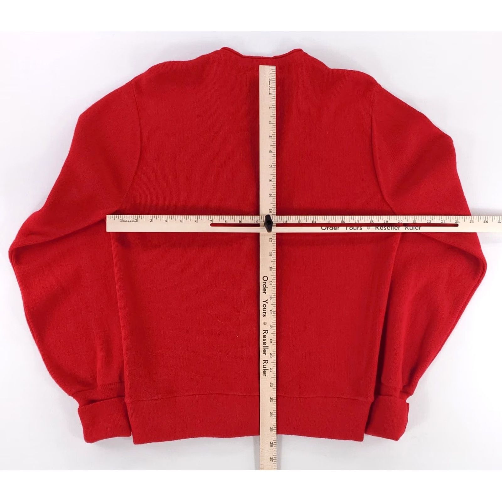 Vintage VINTAGE Campus Cardigan Sweater Pro Action Red Made USA Mens M 70s 80s Acrylic Men’s M Size US M / EU 48-50 / 2 - 7 Thumbnail