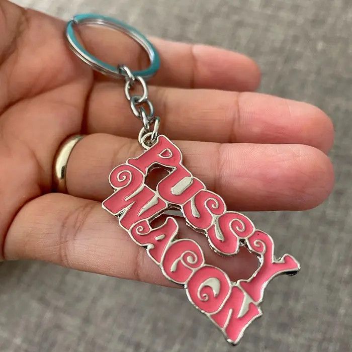 Other PXSSY WAGON Letter Metal Enamel Keychains Size ONE SIZE - 1 Thumbnail