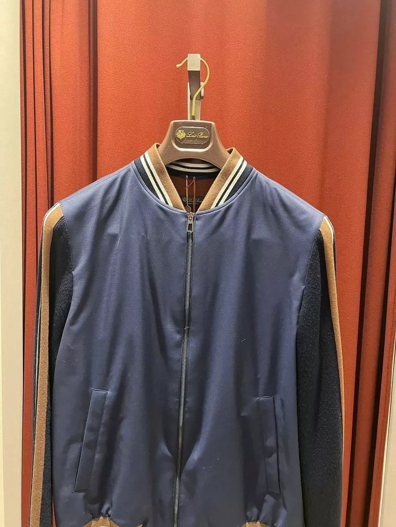 Loro Piana LORO PIANA Merino Knitted Jacket with Initial Wool Cut Size US M / EU 48-50 / 2 - 3 Thumbnail