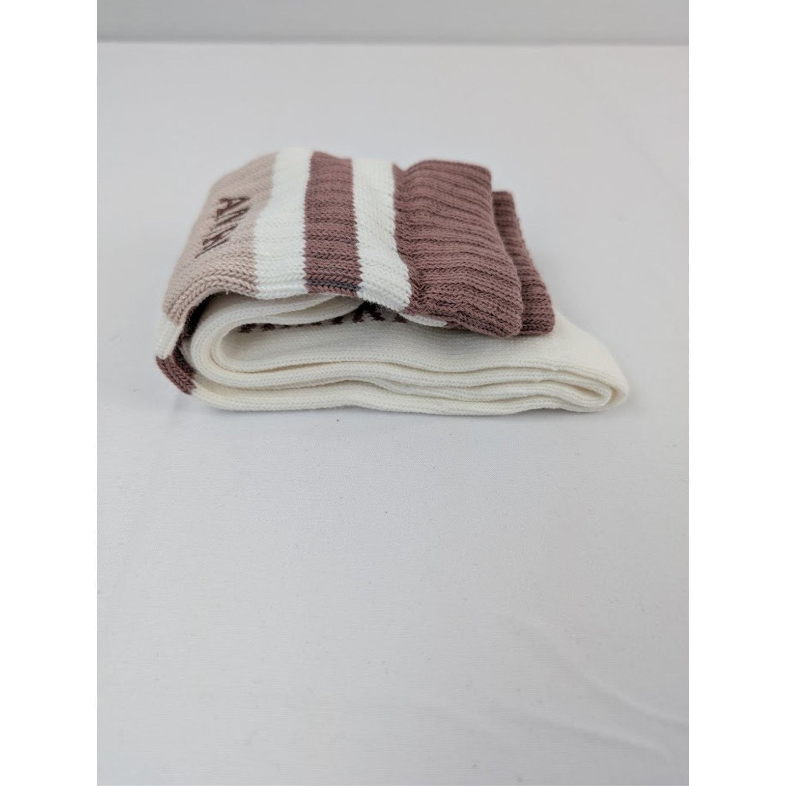 Amiri o1rshd1 Size: 43-44 / Stack Stripe Chunky Socks in Brown Size ONE SIZE - 10 Thumbnail