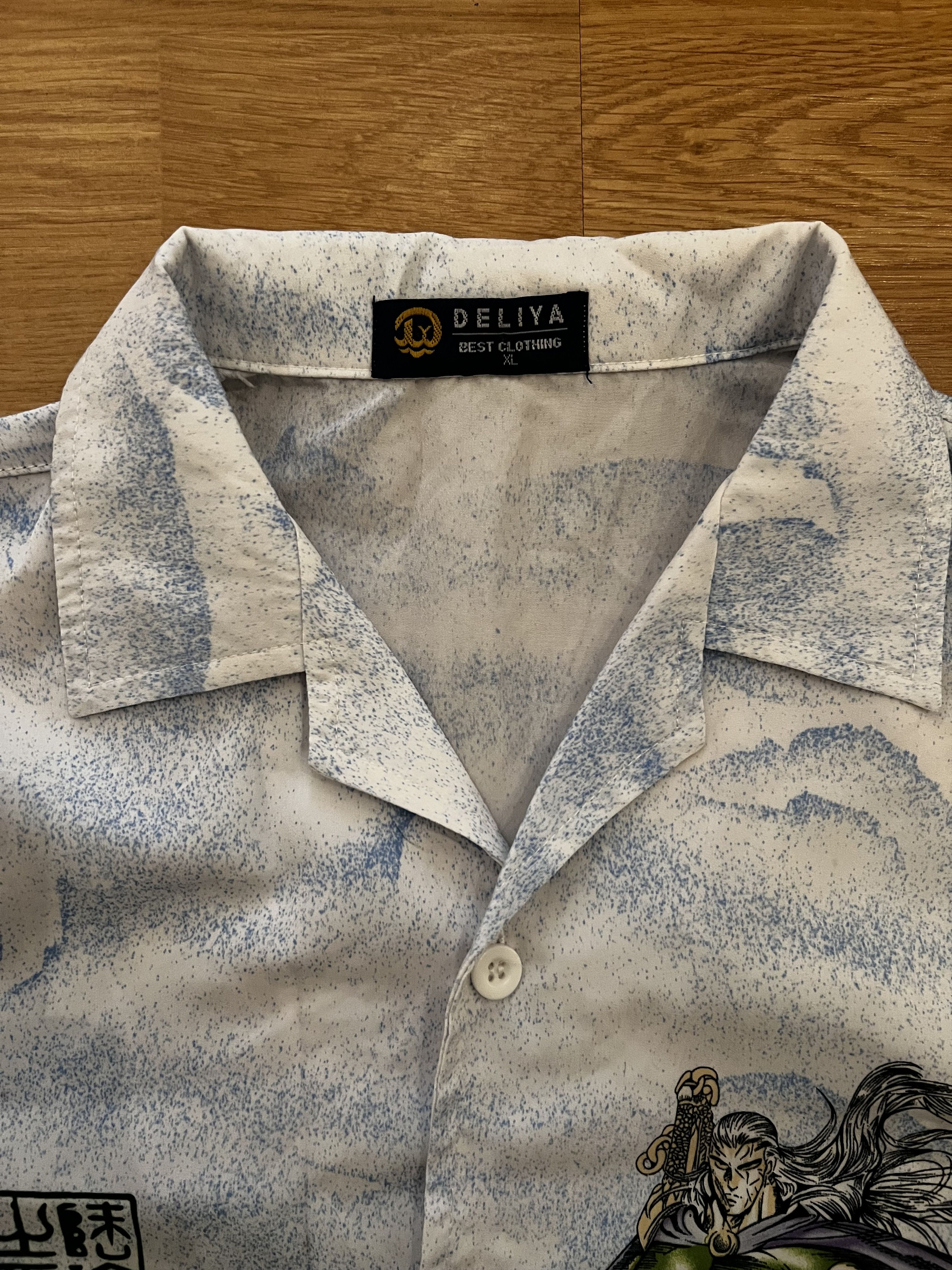 Vintage Samurai Graphic Button Up Shirt Size US XL / EU 56 / 4 - 8 Thumbnail