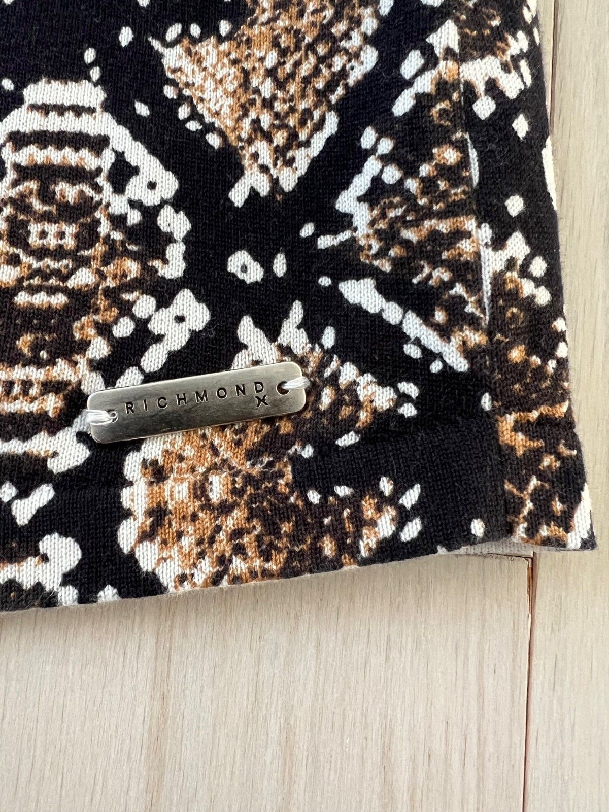 John Richmond Richmond X by John Richmond Snakeskin Knit Mini Dress ( S ) Size S / US 4 / IT 40 - 4 Thumbnail