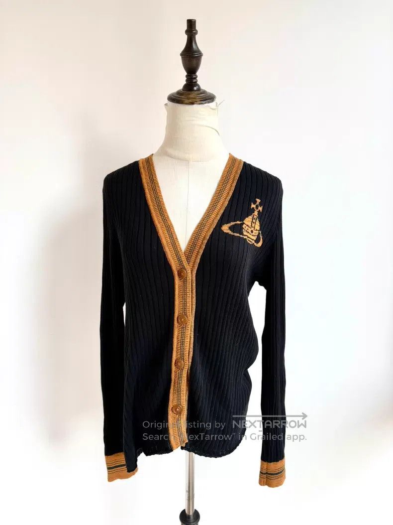 Vivienne Westwood Vivienne Westwood size 00 Black and Orange Striped Saturn K Size S / US 4 / IT 40 - 1 Thumbnail