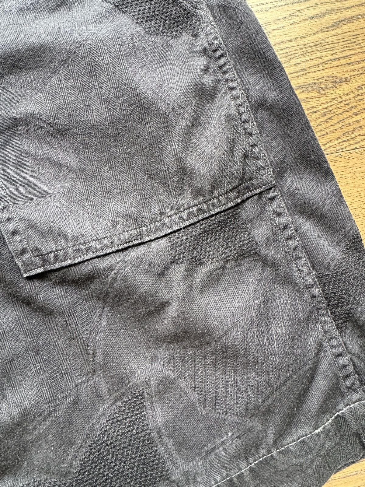 Nanamica Nanamica Japan Mens Navy Subtle Pattern Summer Cotton Shorts Size US 30 / EU 46 - 4 Thumbnail