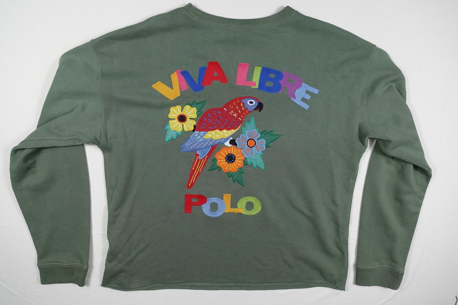 Polo Ralph Lauren Ralph Lauren Sweatshirt Crewneck Viva Libre Embroidered M Size M / US 6-8 / IT 42-44 - 1 Thumbnail