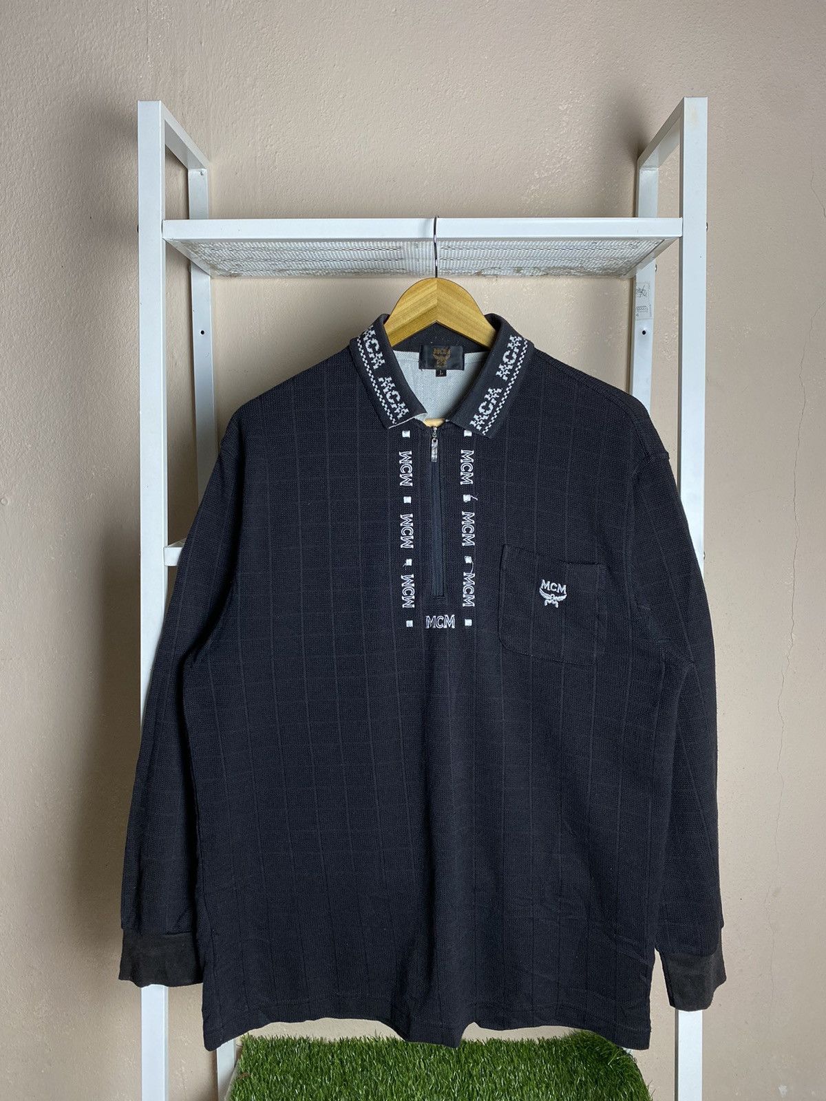 Vintage MCM Legere halfzipper Polos NICE DESIGN ❗️