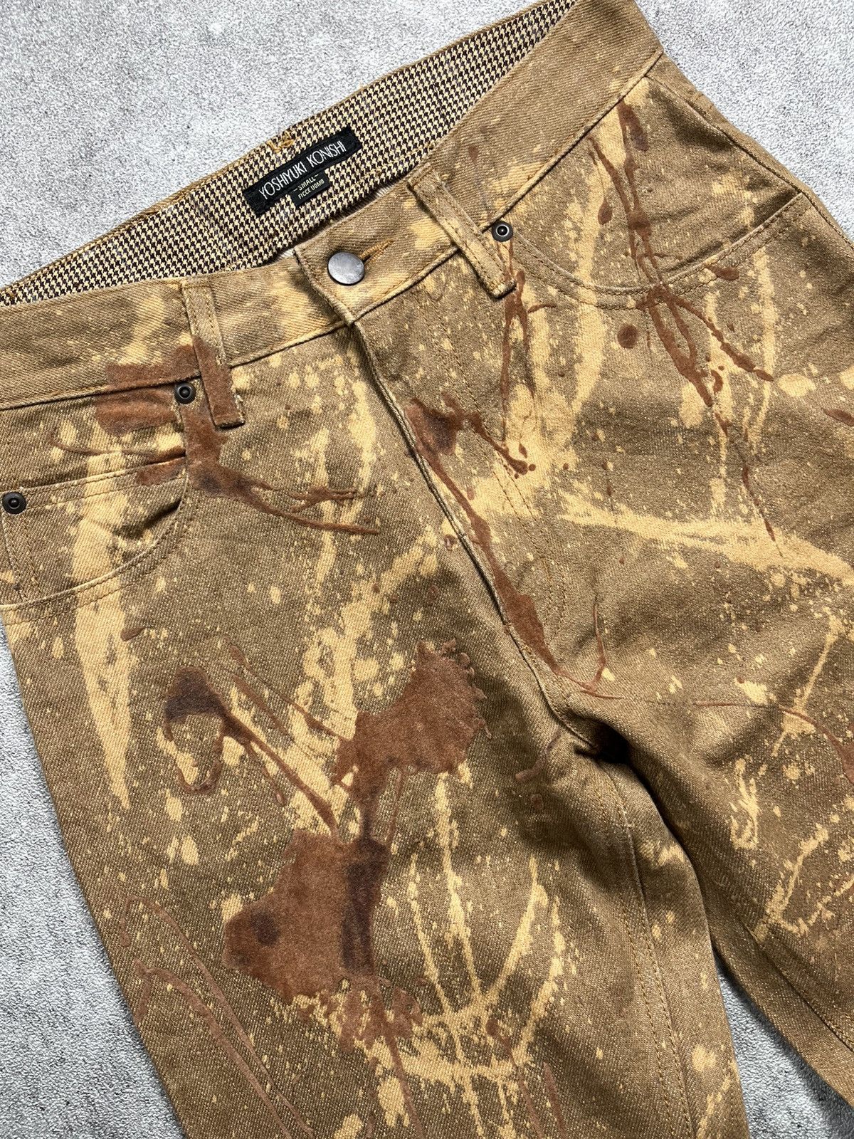If Six Was Nine × Yasuyuki Ishii × Yoshiyuki Konishi Yoshiyuki Konishi Ficce Uomo Splash Pants Size US 27 - 4 Thumbnail