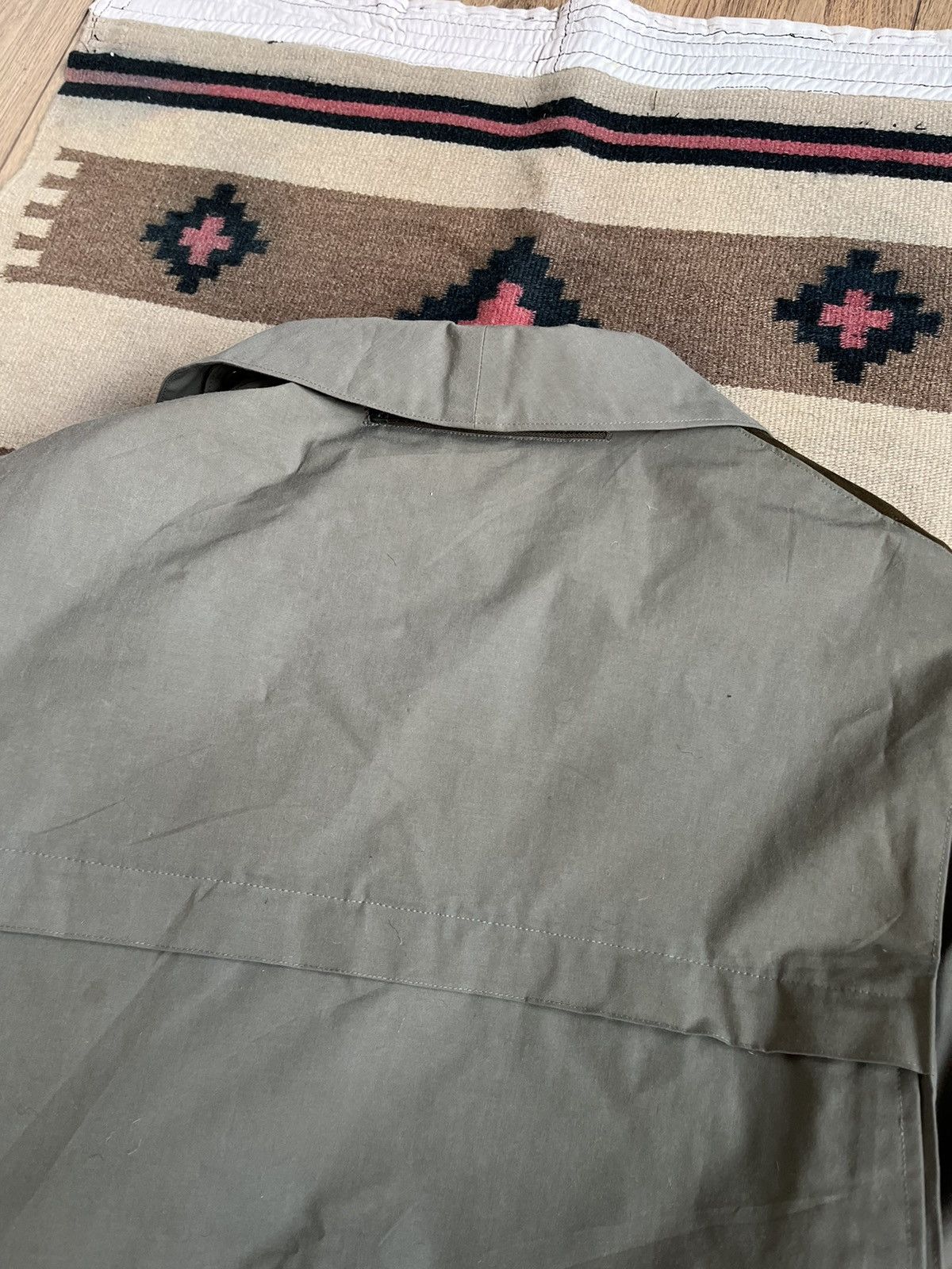 Other Adolphe Lafont 50s Olive Scotchgard France Hunting Jacket Size US L / EU 52-54 / 3 - 17 Thumbnail