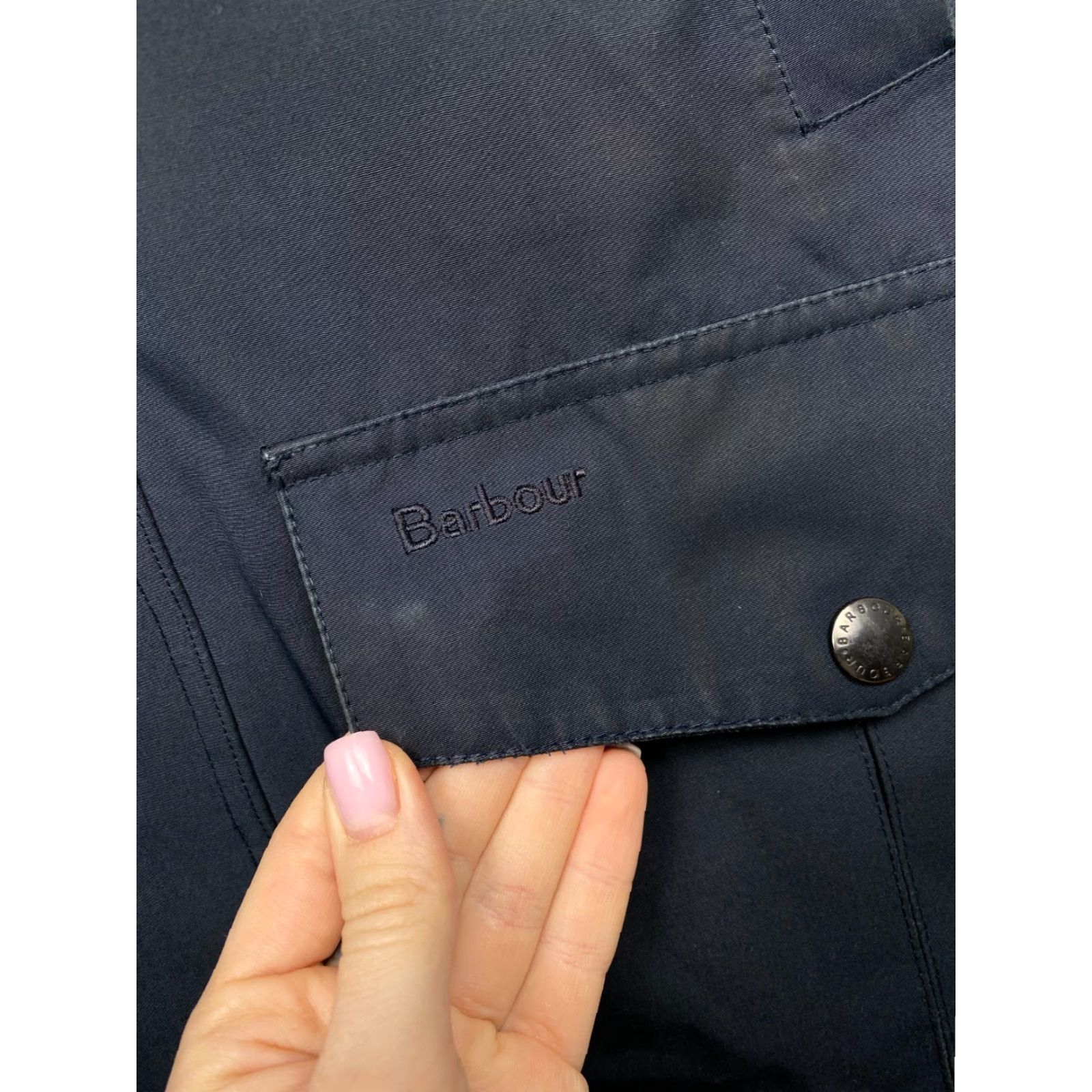 Barbour Barbour Jacket Mens Sire Waterproof Light Size M Blue Vintage 90s Rain Coat Mens Size US M / EU 48-50 / 2 - 4 Thumbnail