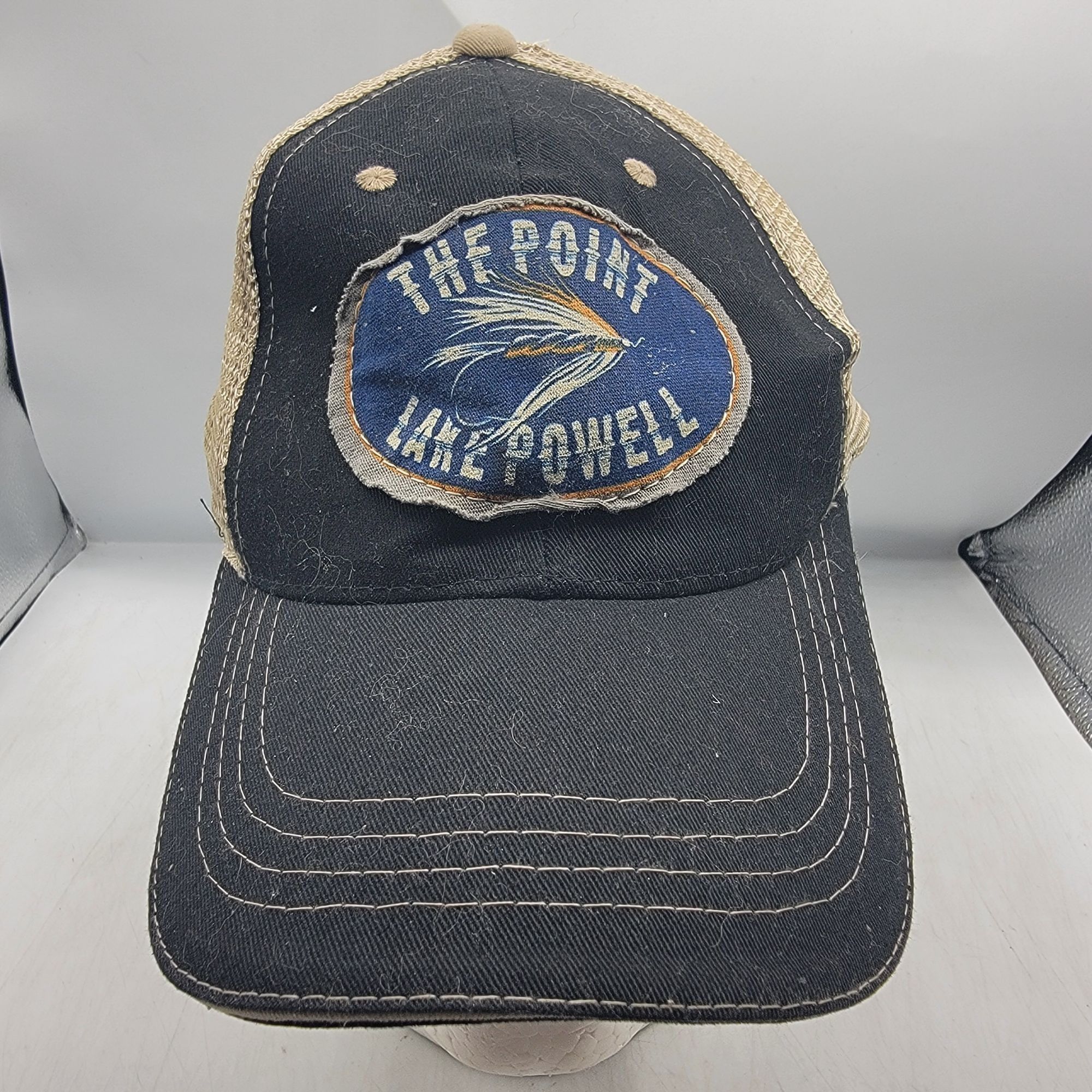 Cobra The Point Lake Powell Trucker Hat Black Tan Adjustable Casua Size ONE SIZE - 1 Thumbnail